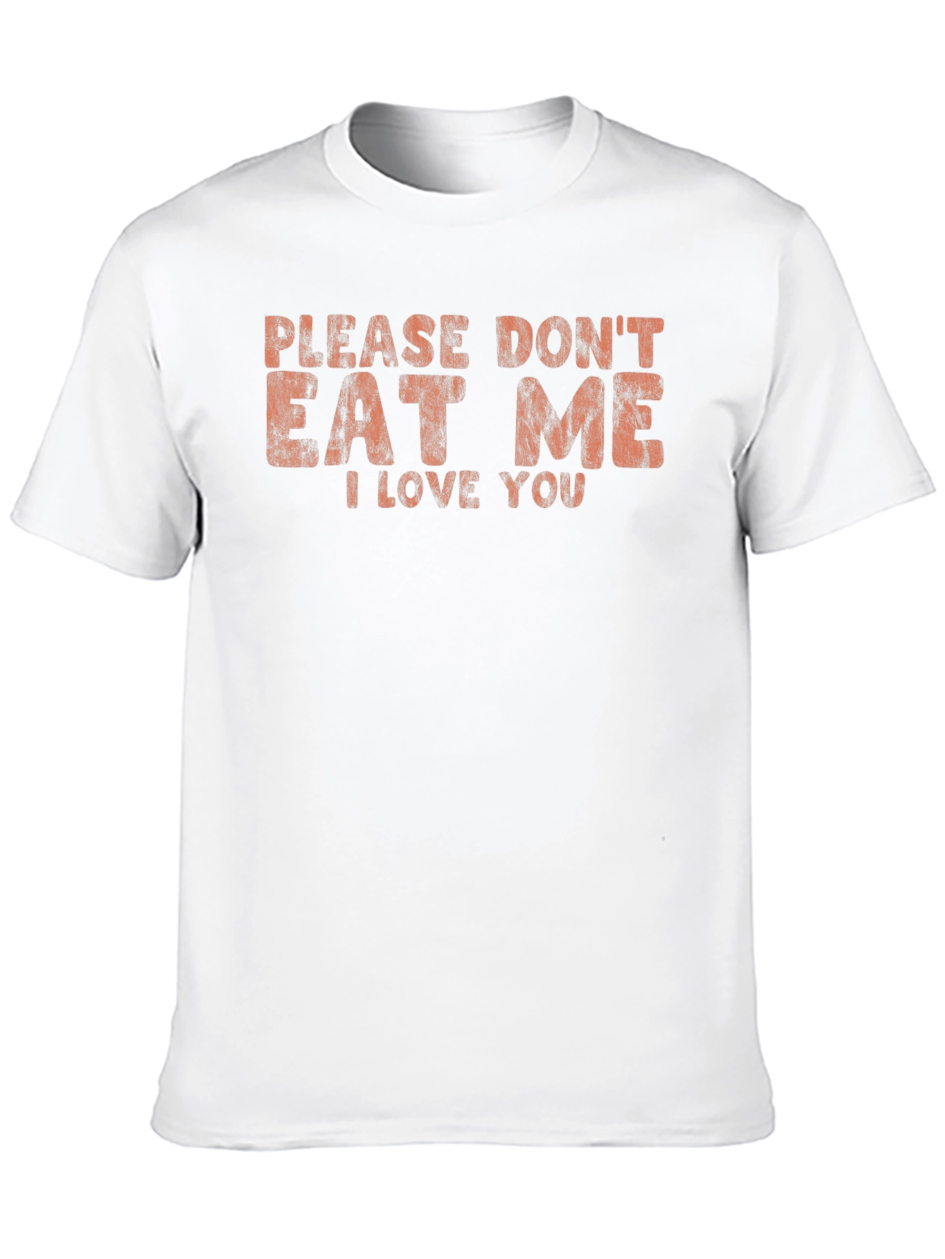 Black Funny Please Don't Eat Me I Love You Black T-Shirt view 10