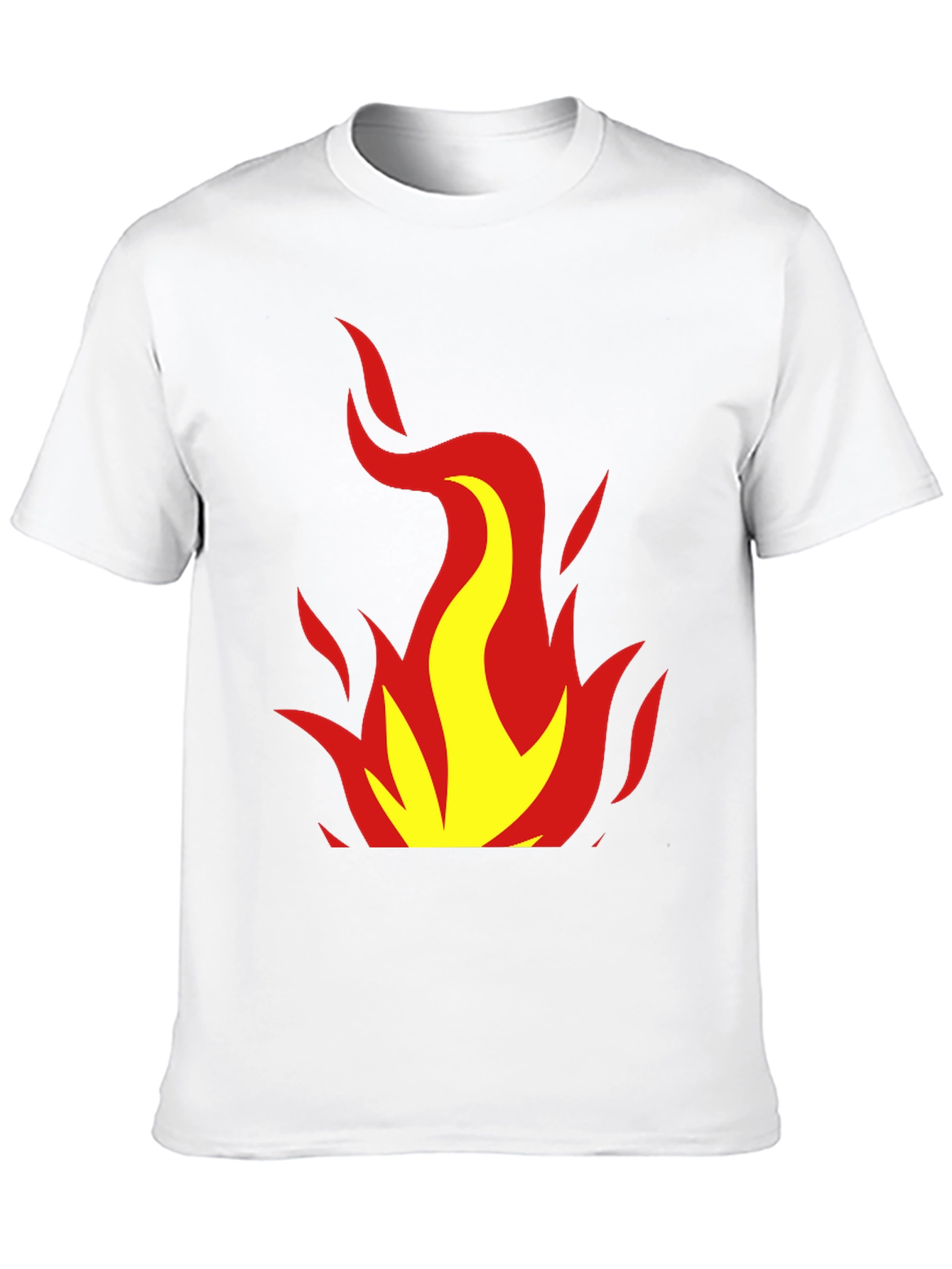 Black Flame Graphic Black Tee view 10