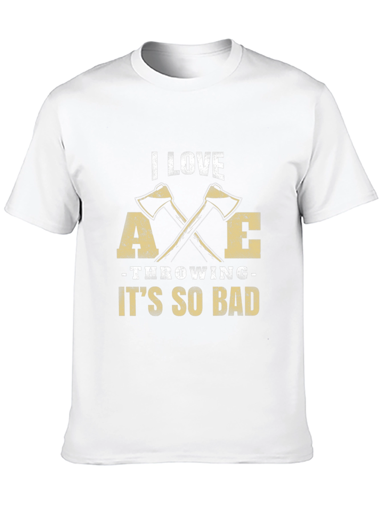 Black Axe Throwing T-Shirt - I Love Axe Throwing - Funny Gift view 10