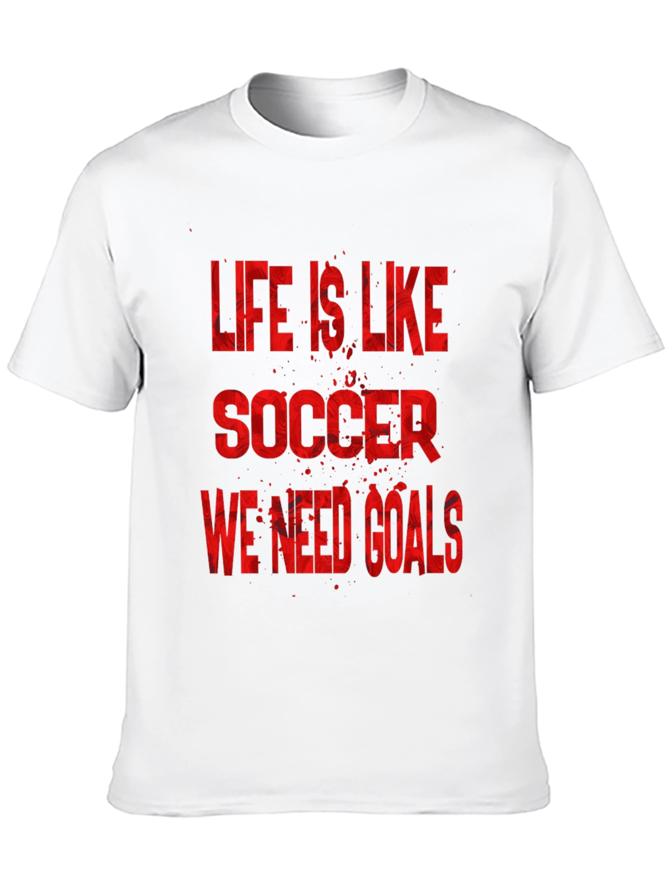 Black Life is Like Soccer Graphic Tee view 10