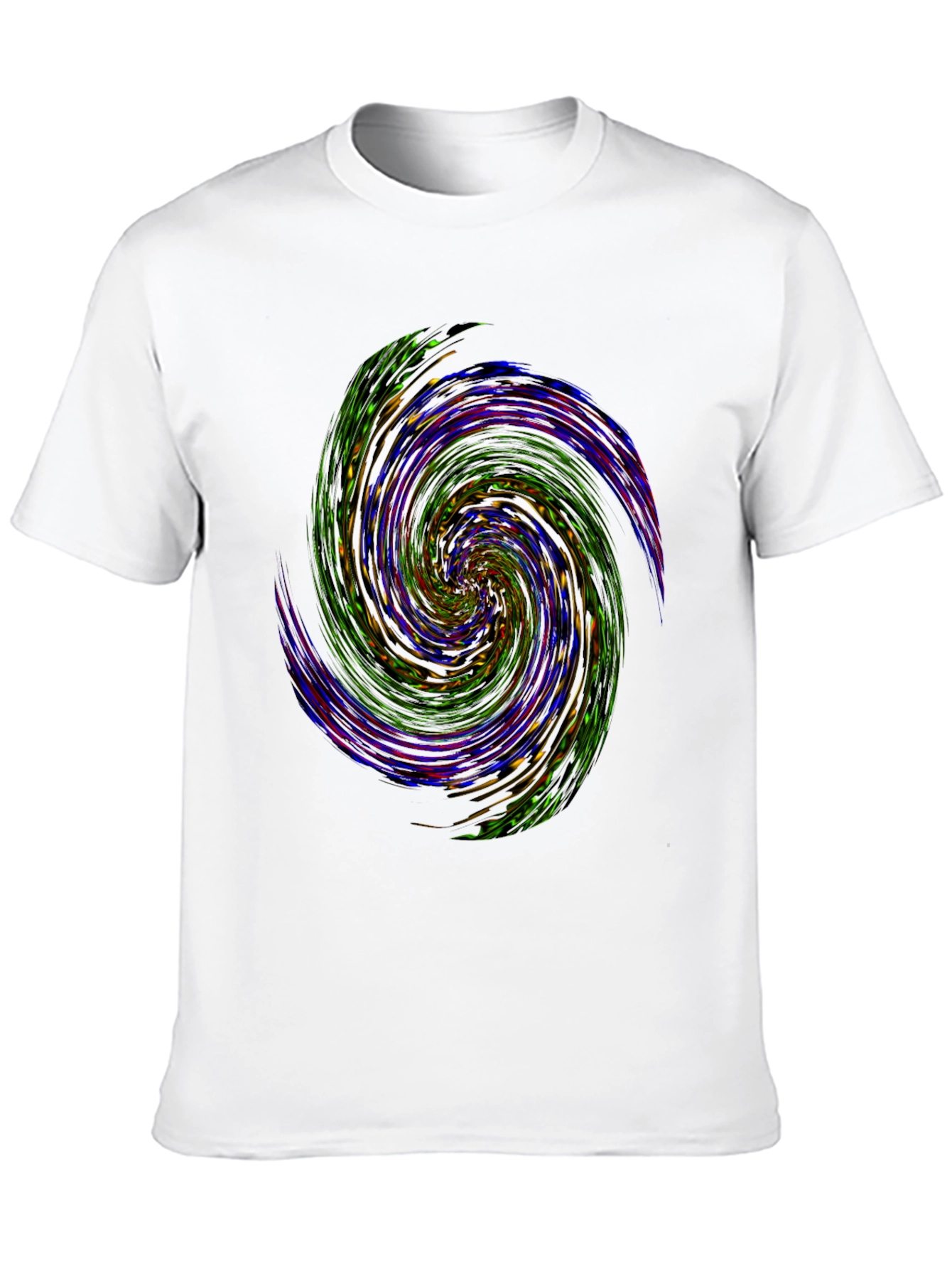 Vortex Spin Graphic Tee - Black Cotton Comfort - 10