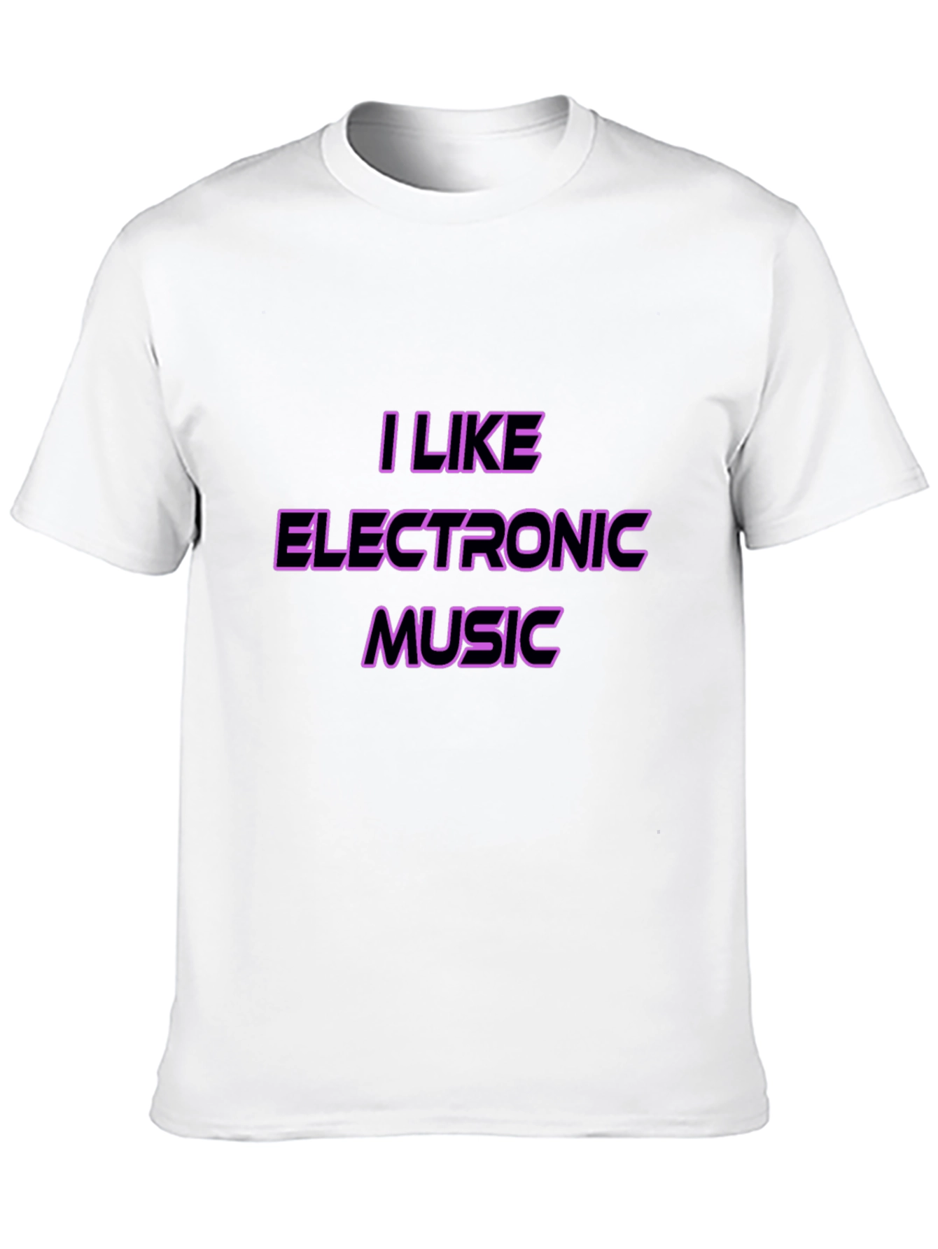 Black I Like Electronic Music Black T-Shirt view 10