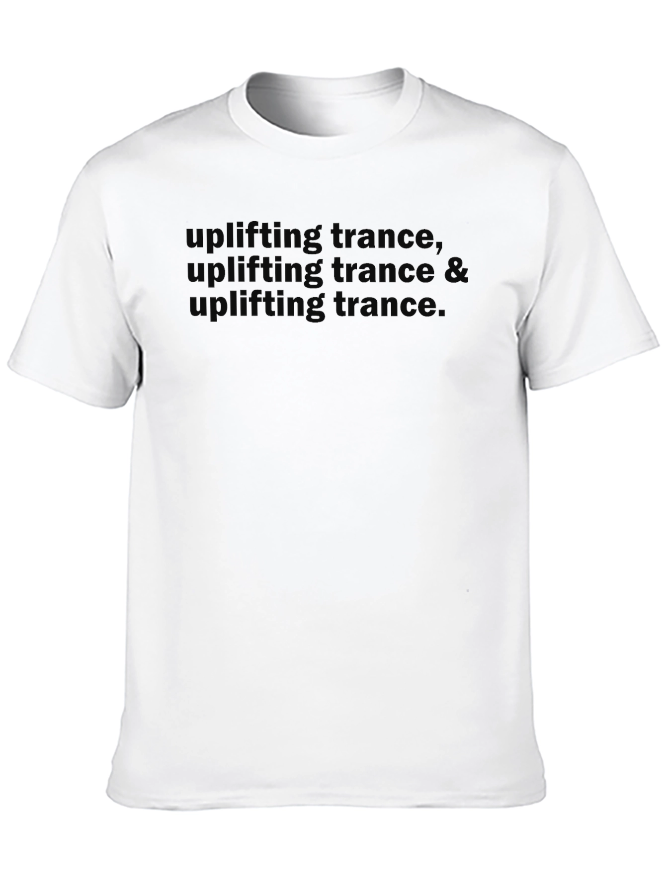 Black Uplifting Trance Graphic Tee - Black view 10