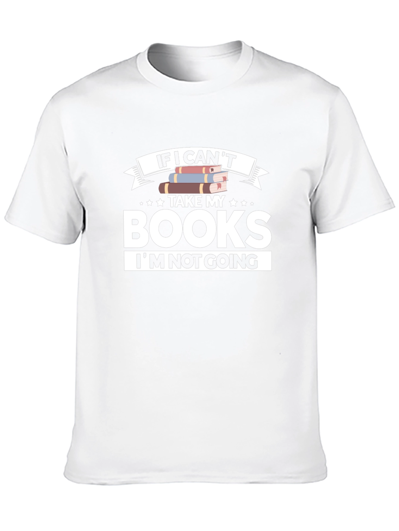 Black Book Lover T-Shirt: If I Can't Take My Books view 10