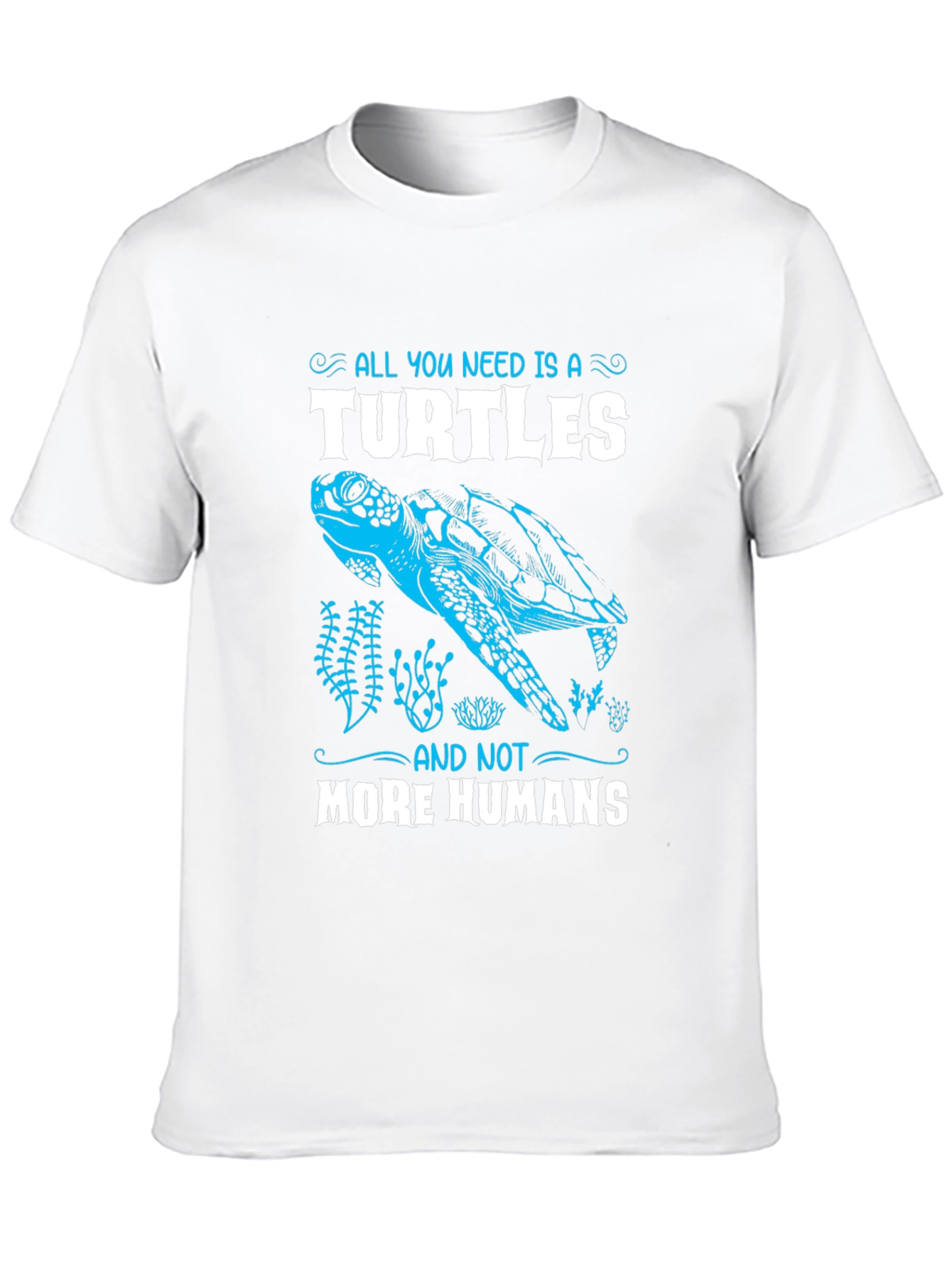 Black Turtles & No More Humans Graphic Tee view 10