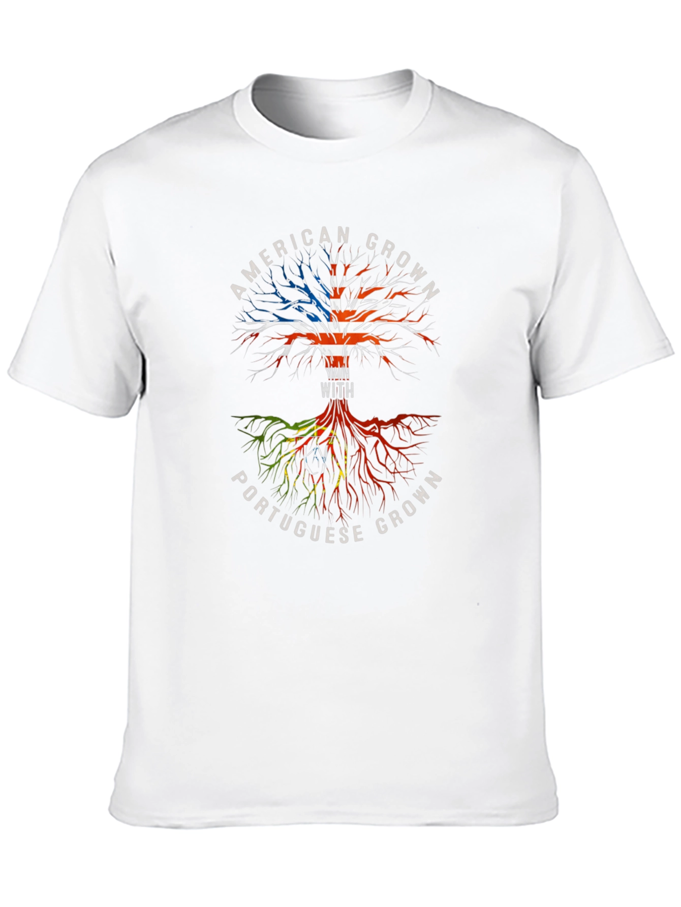 American & Portuguese Roots T-Shirt Heritage Pride - 10