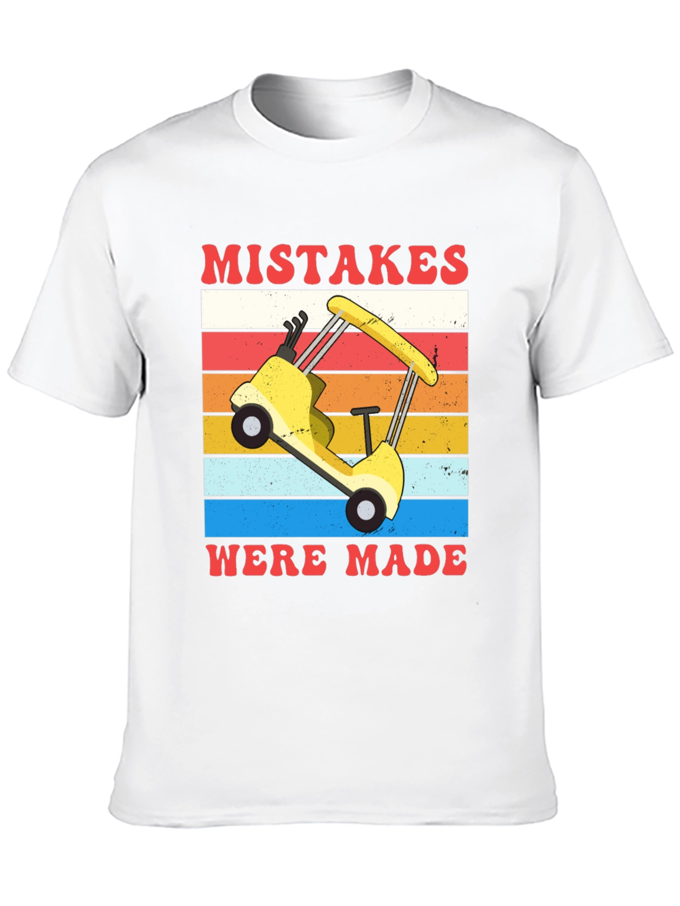 Black Mistakes Were Made Golfing Tee view 10
