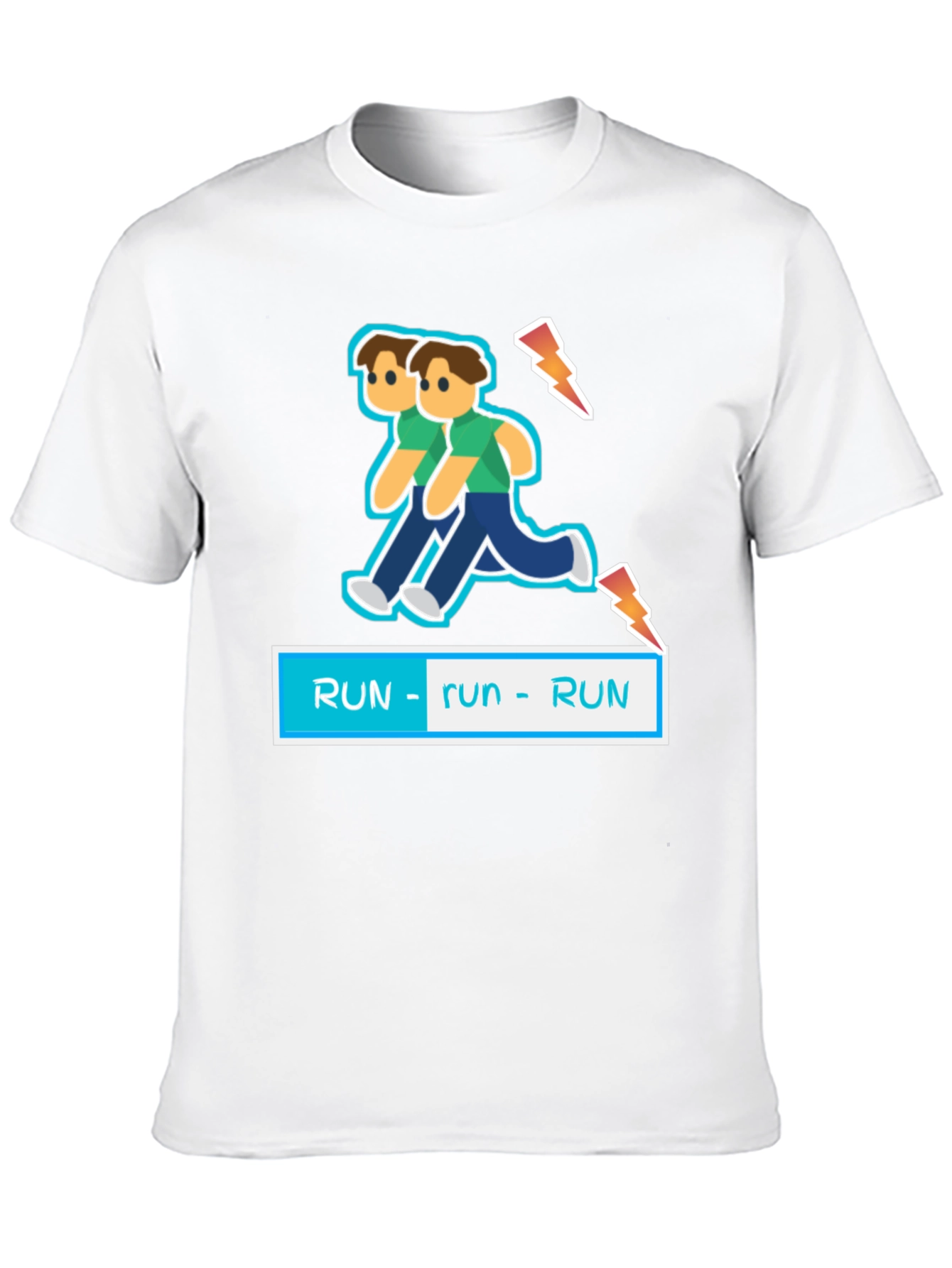 Black Run Double Trouble T-Shirt view 10
