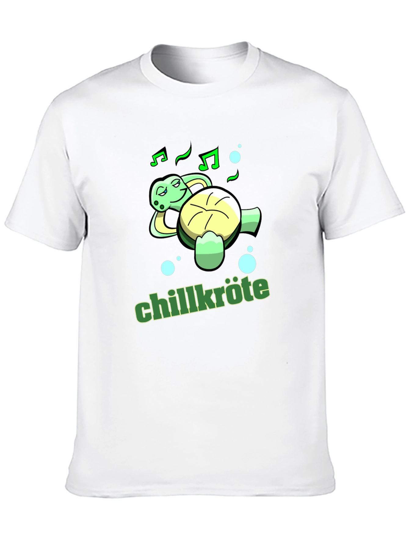 Black Chillkröte Turtle T-Shirt Relaxed Music Lover Tee view 10