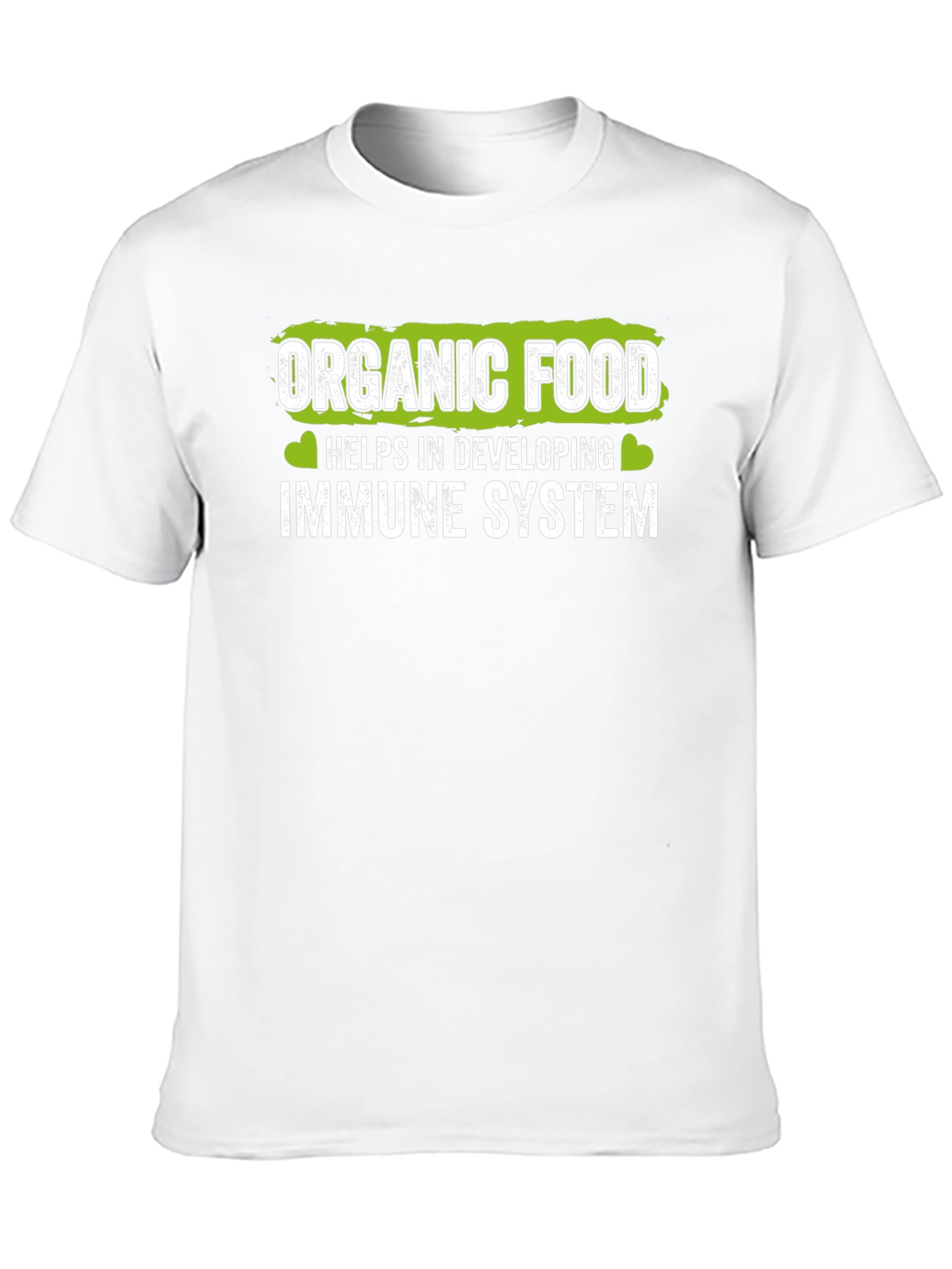 Black Organic Food Immune System Black T-Shirt view 10