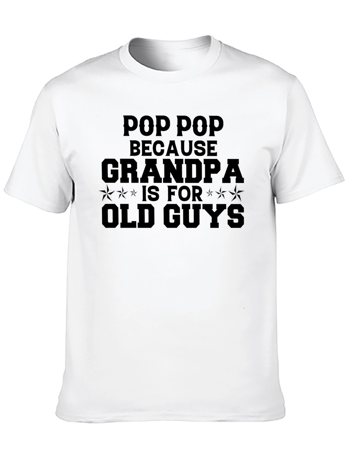 Black Pop Pop - Because Grandpa Is For Old Guys T-Shirt view 10