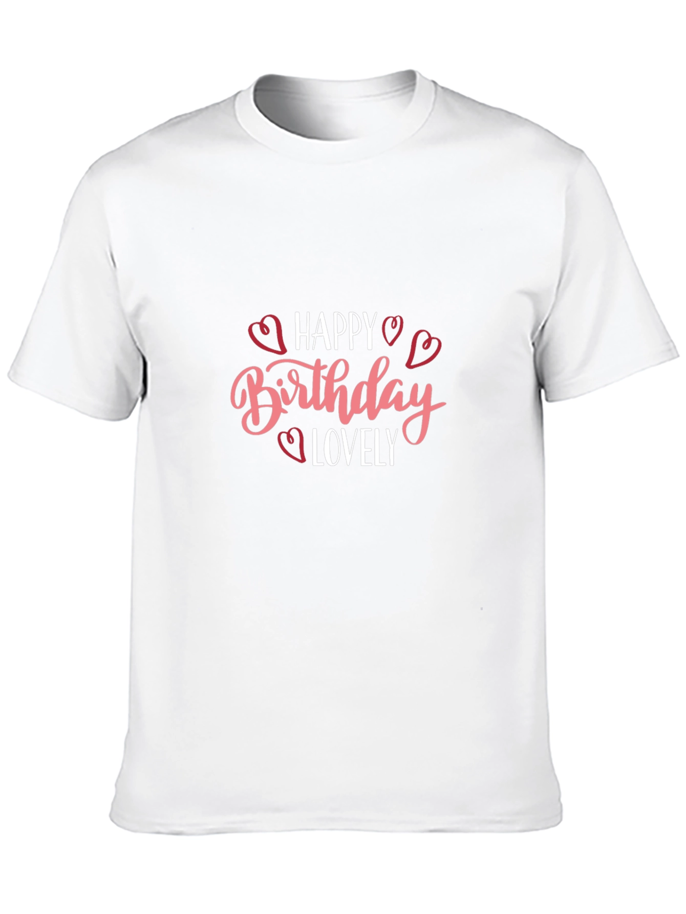 Black Happy Birthday Lovely Graphic Tee view 10