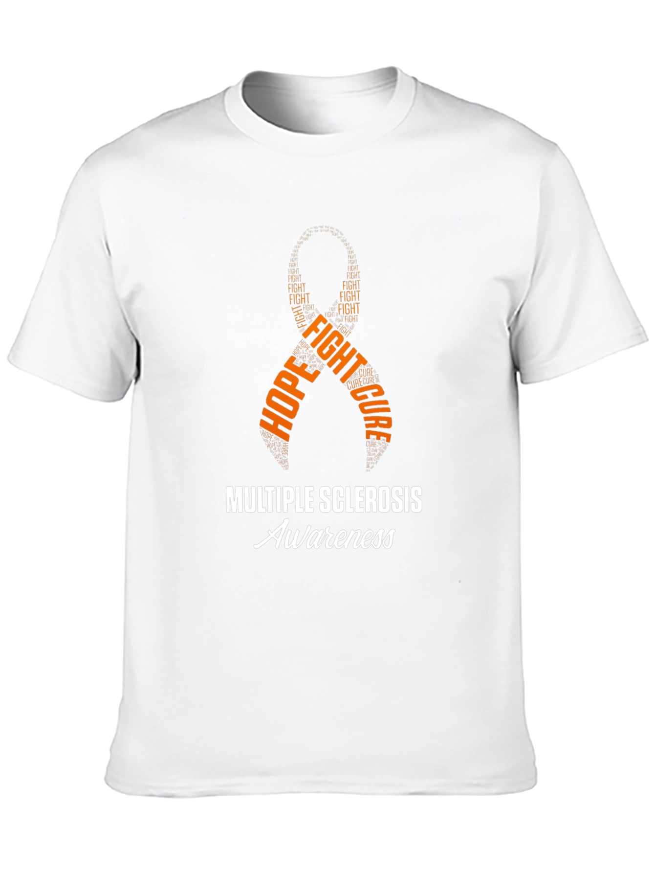 Multiple Sclerosis Awareness Ribbon T-Shirt - 10