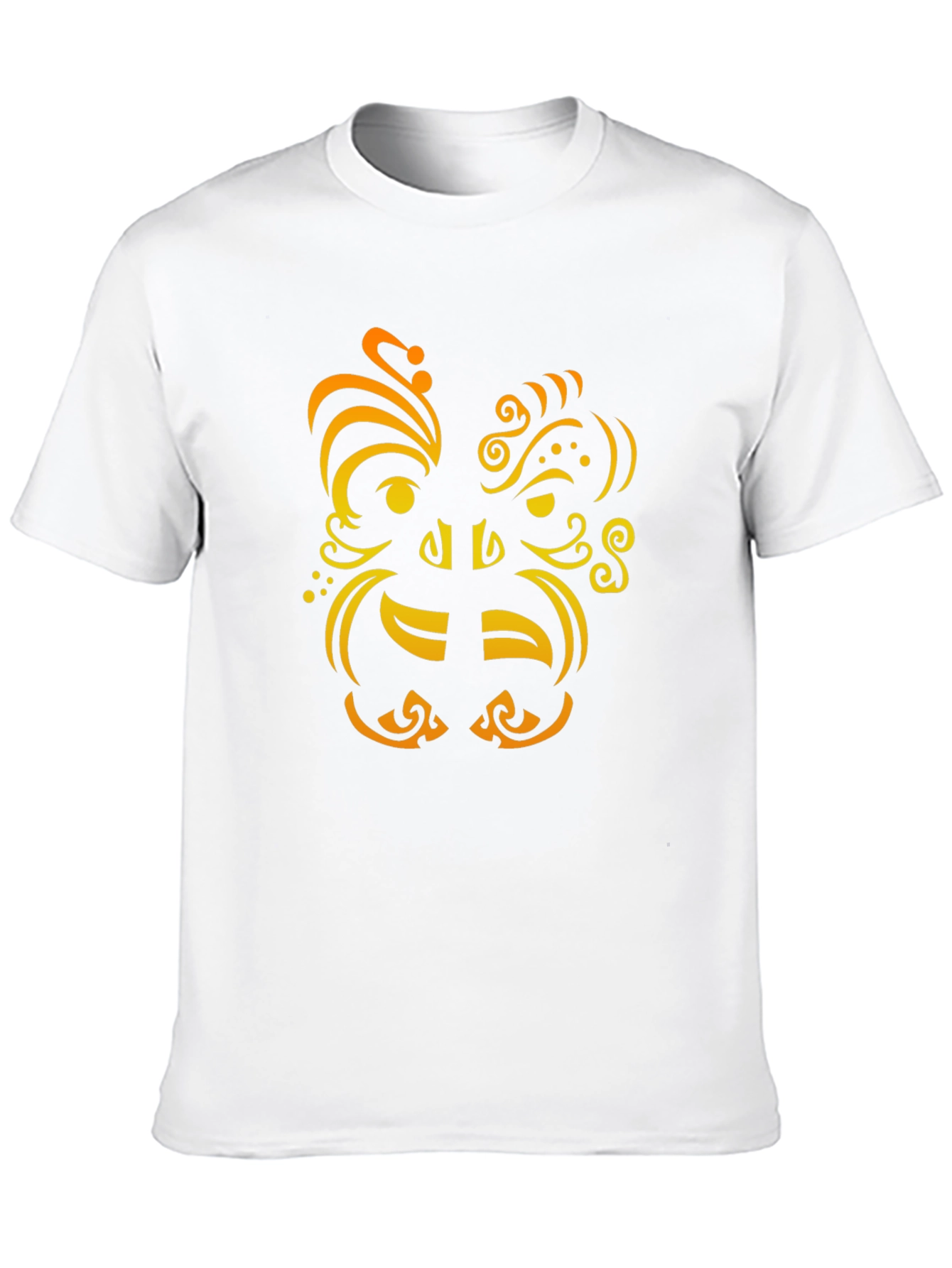 Black Tribal Art Tee - Unique Graphic Print T-Shirt view 10