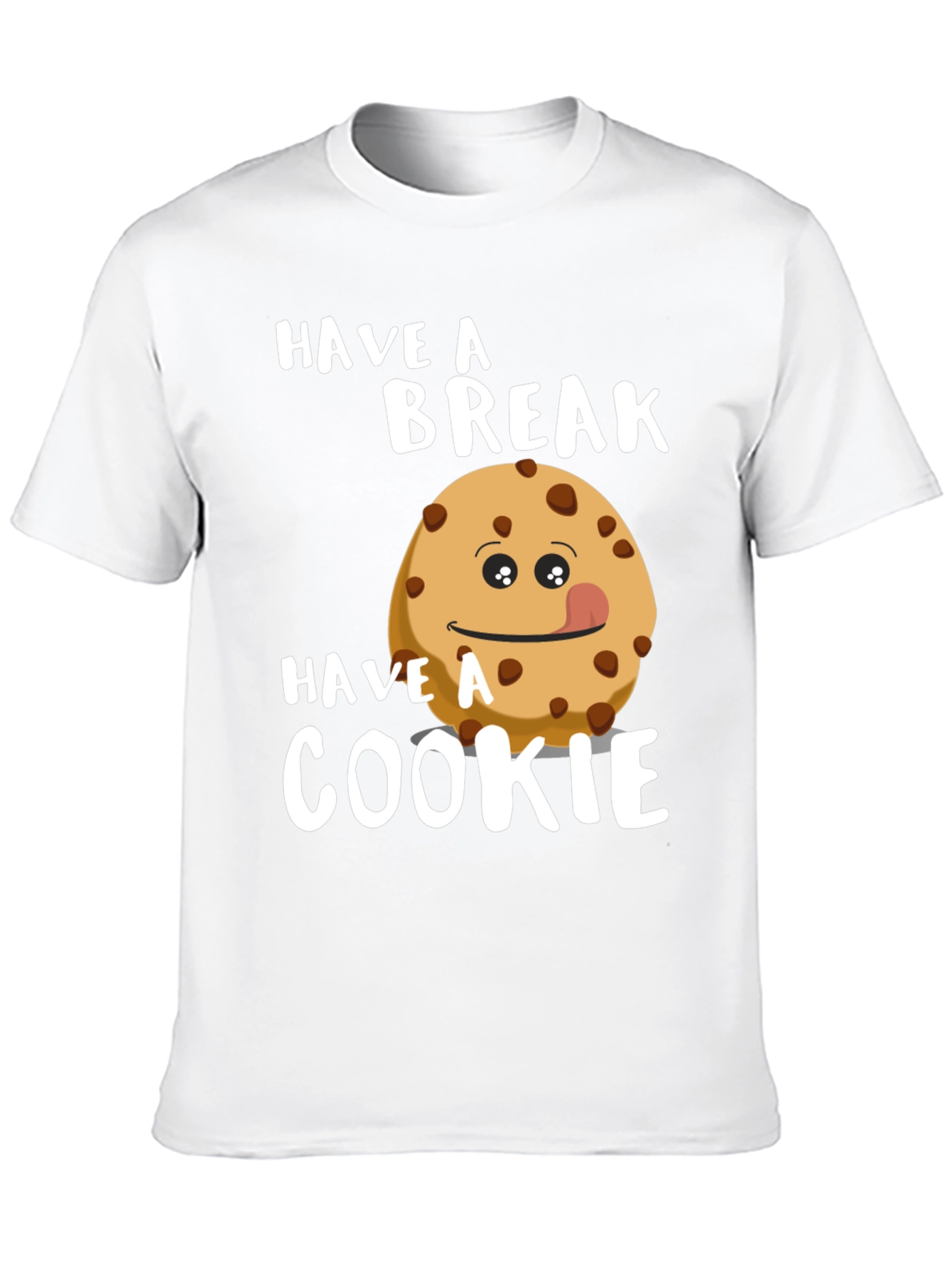 Black Have a Break, Have a Cookie T-Shirt view 10