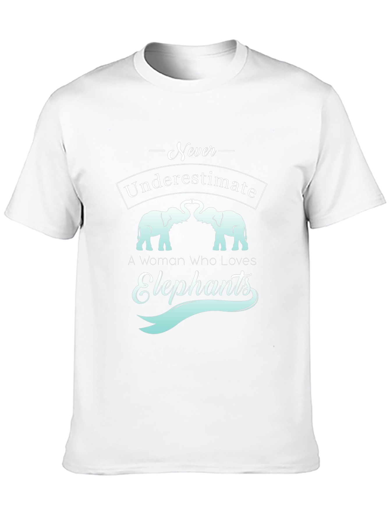 Black Elephant Lover T-Shirt - Never Underestimate A Woman view 10