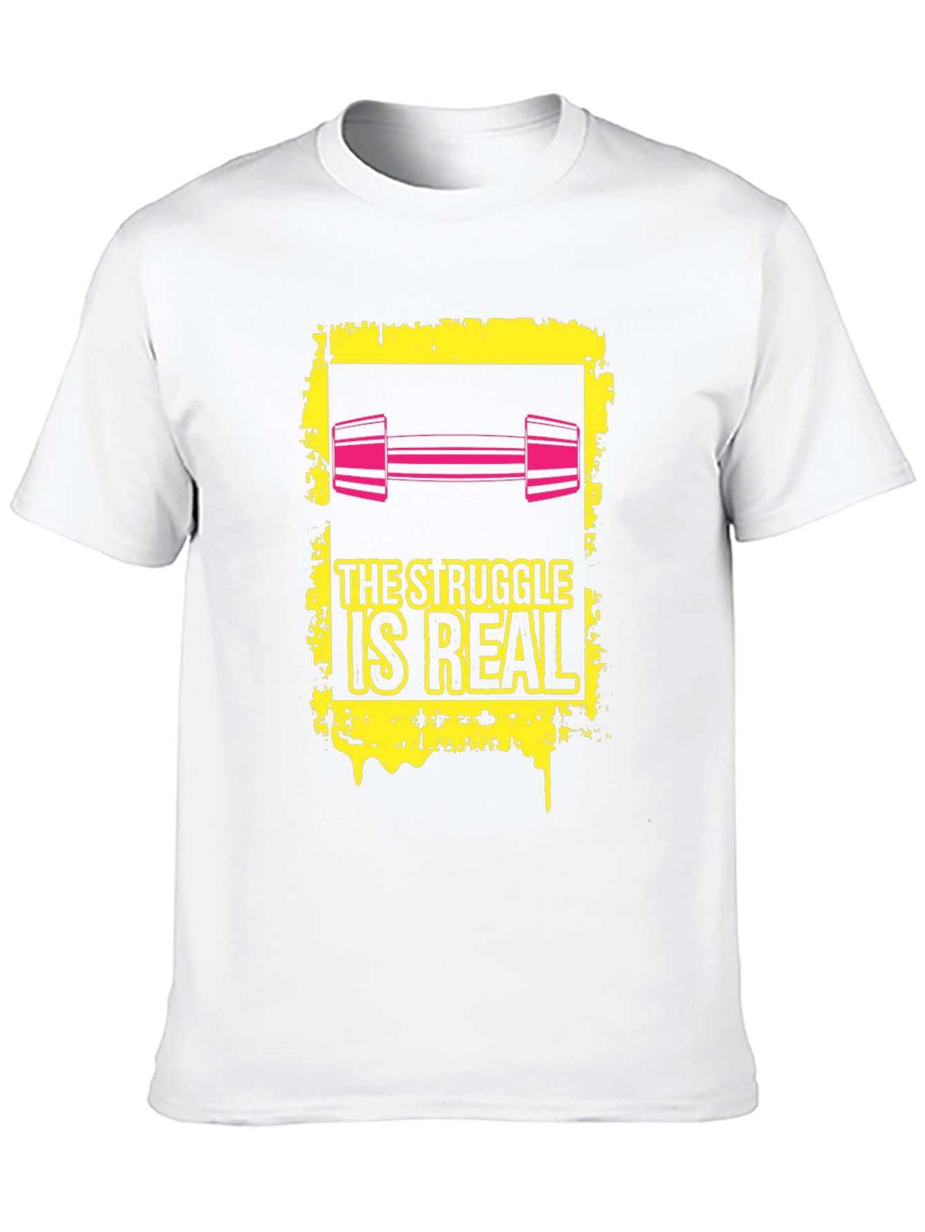 The Struggle Is Real Graphic T-Shirt - Black - 10