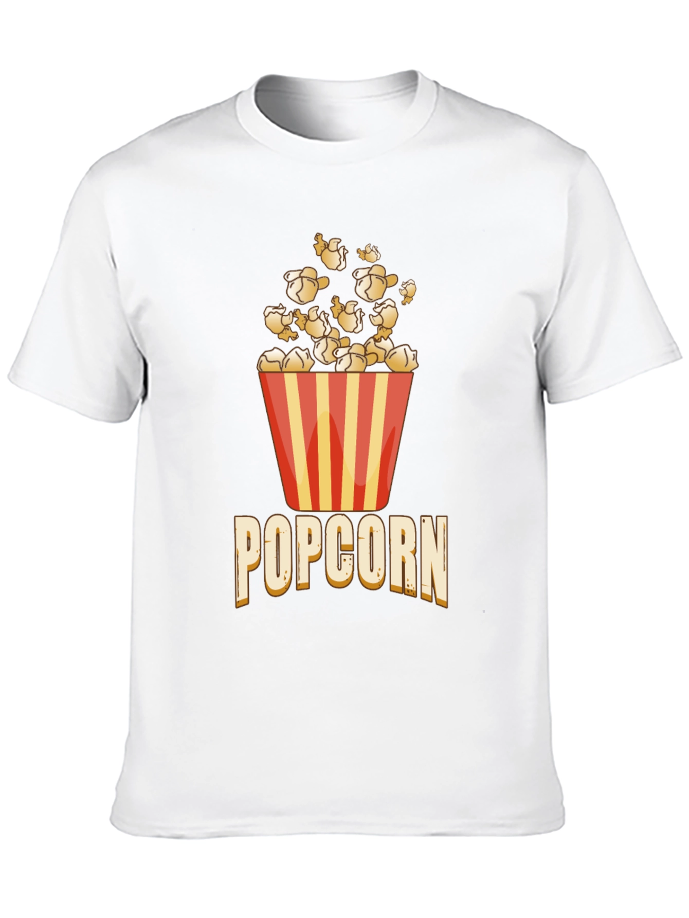 Black Popcorn Graphic Tee - Casual & Fun Style view 10