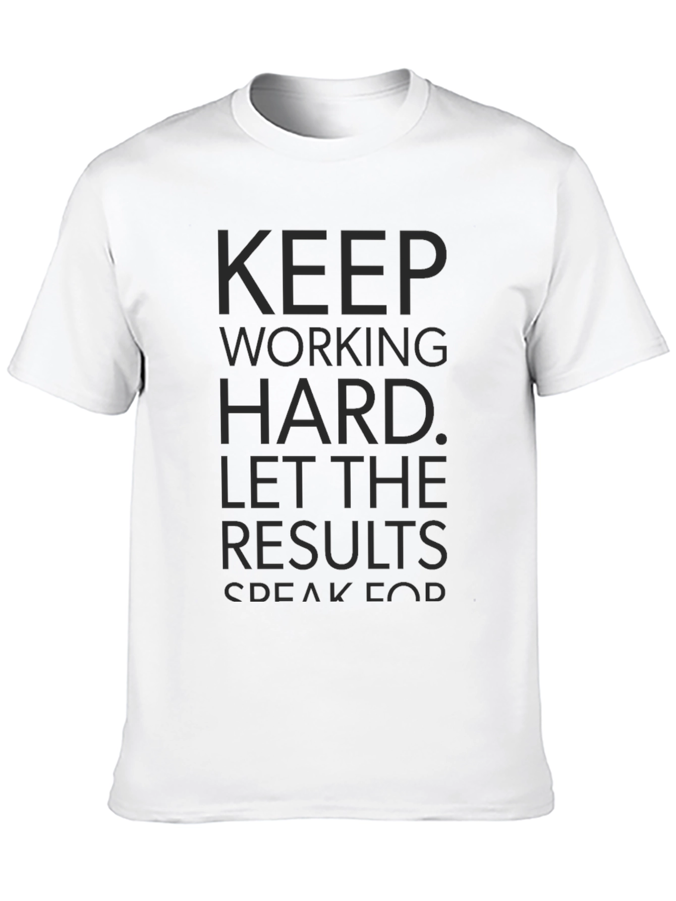 Black Motivational T-Shirt - Keep Working Hard view 10