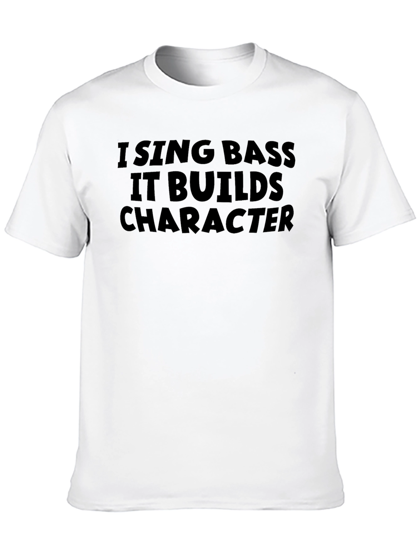 Black I Sing Bass T-Shirt - Black view 10