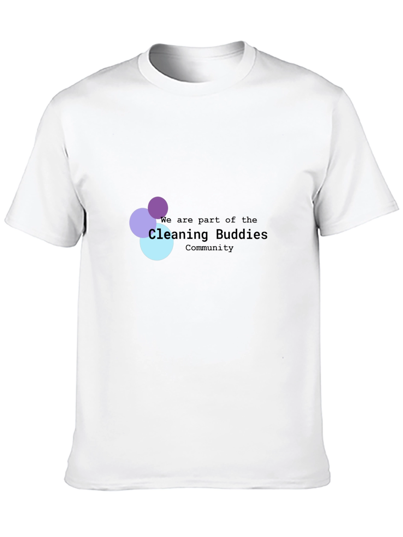 Black Cleaning Buddies Community Black T-Shirt view 10