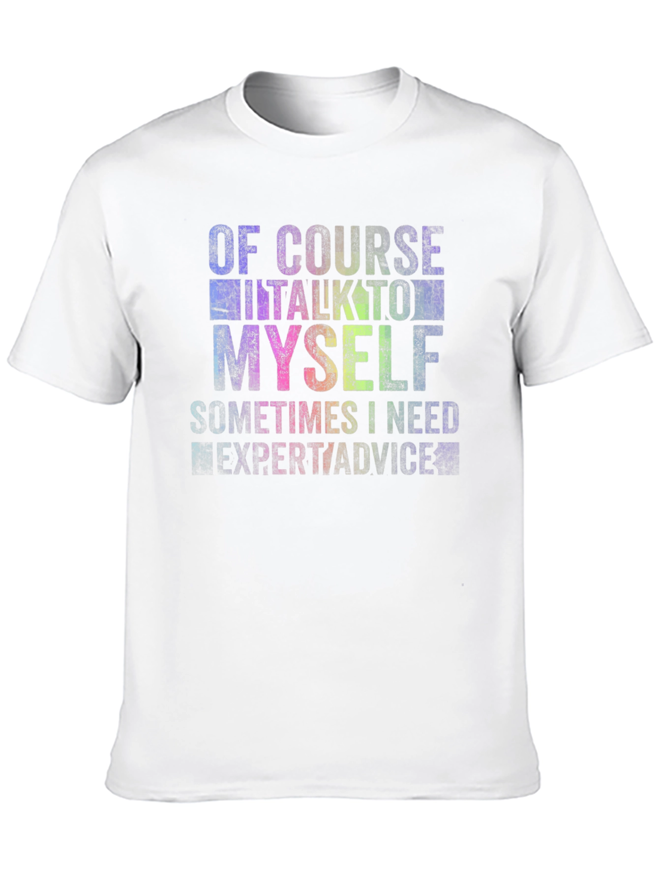 Black Funny Of Course I Talk To Myself Black T-Shirt view 10