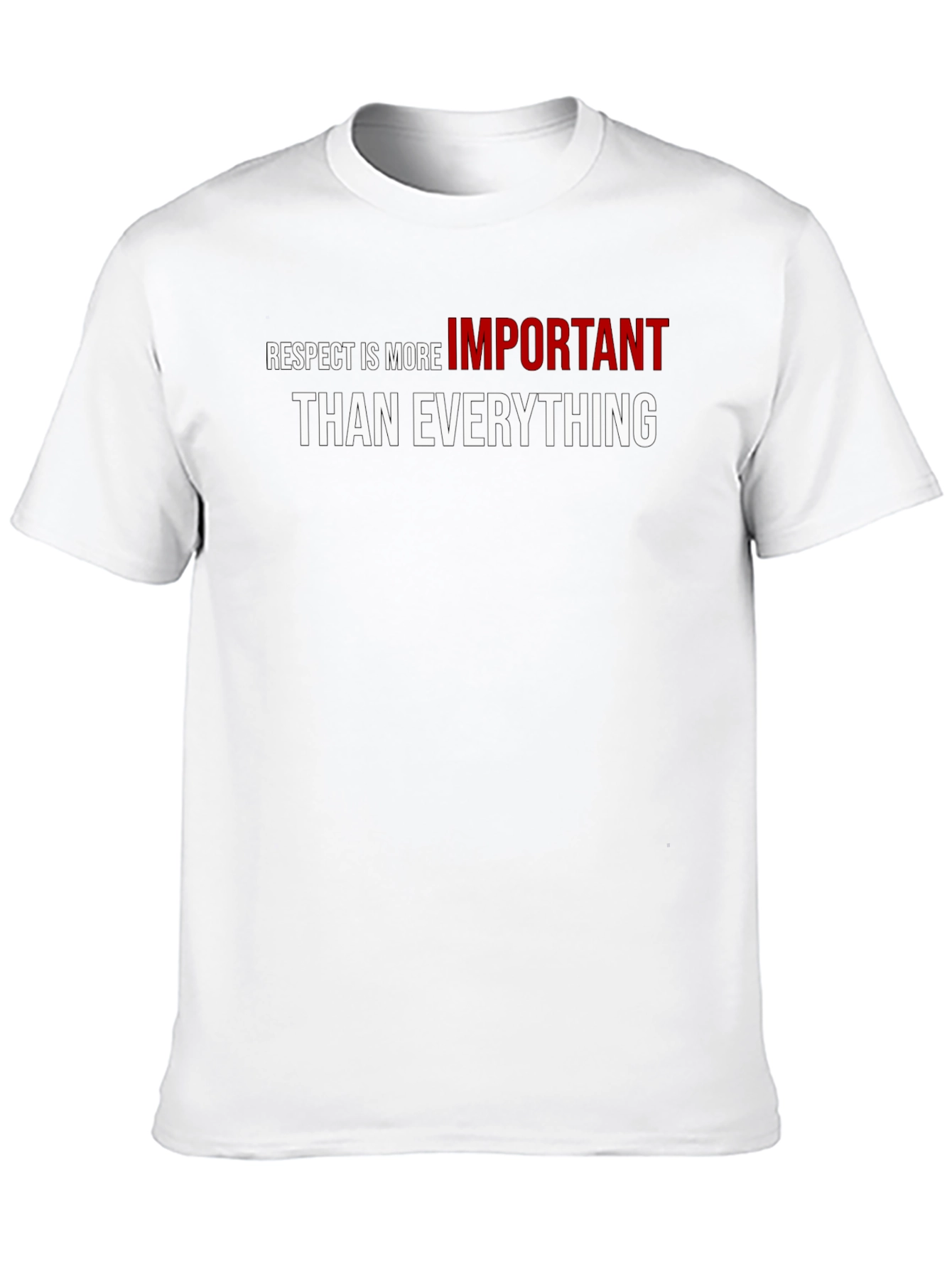 Black Respect is More Important Graphic Tee view 10