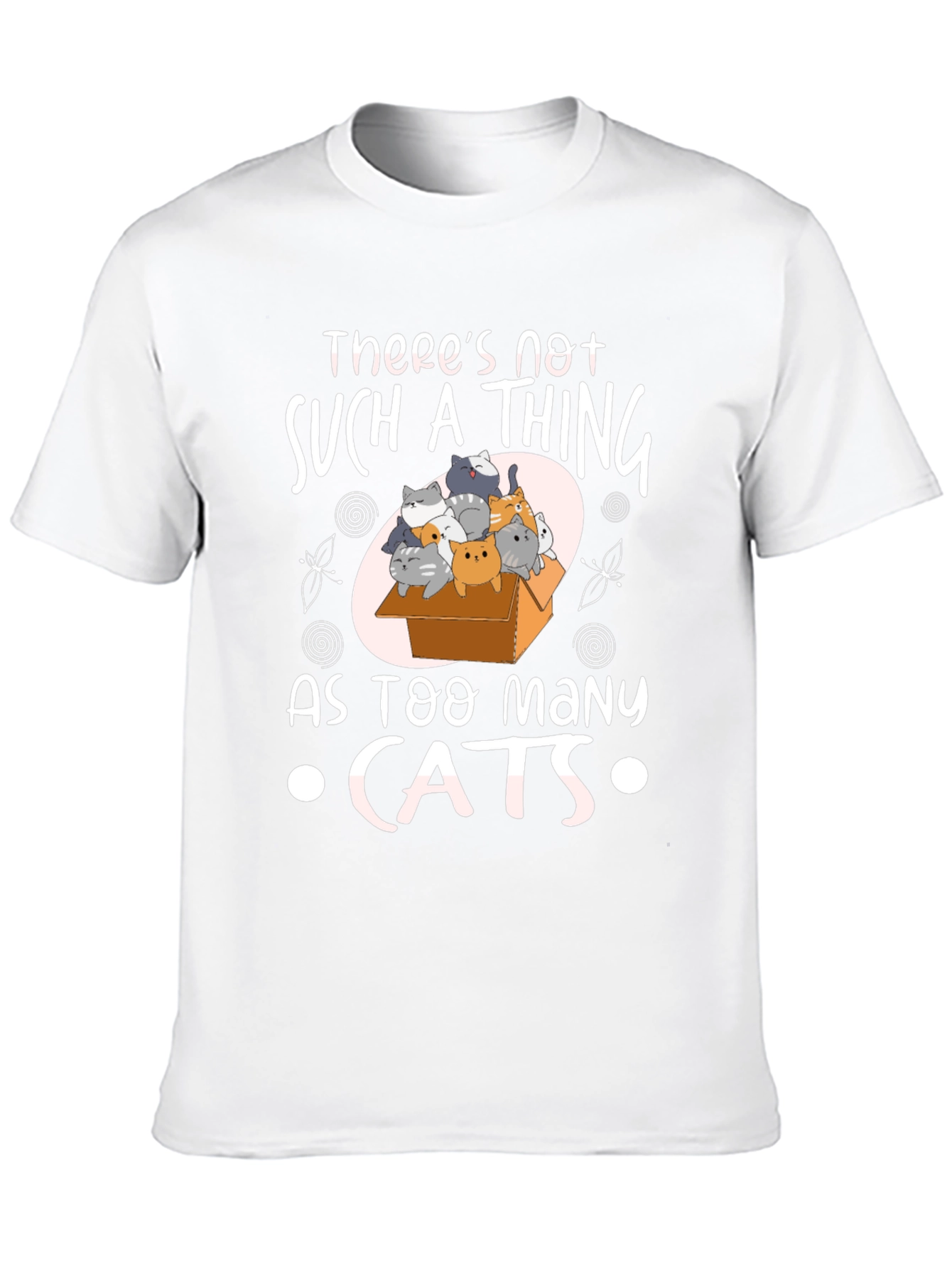 Black Cat Lover Tee - Too Many Cats Graphic T-Shirt view 10