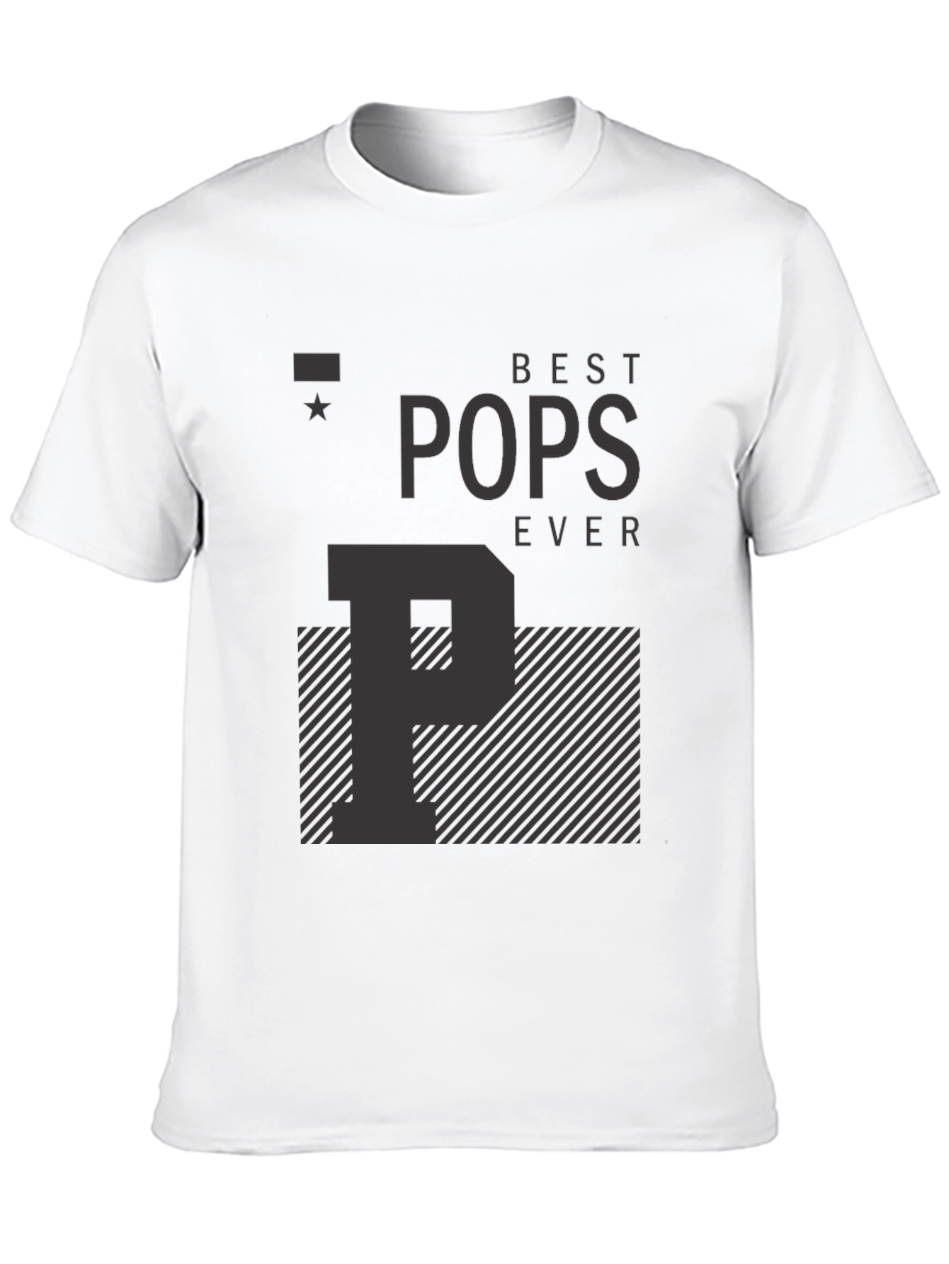 Black Best Pops Ever T-Shirt - Black Graphic Tee view 10