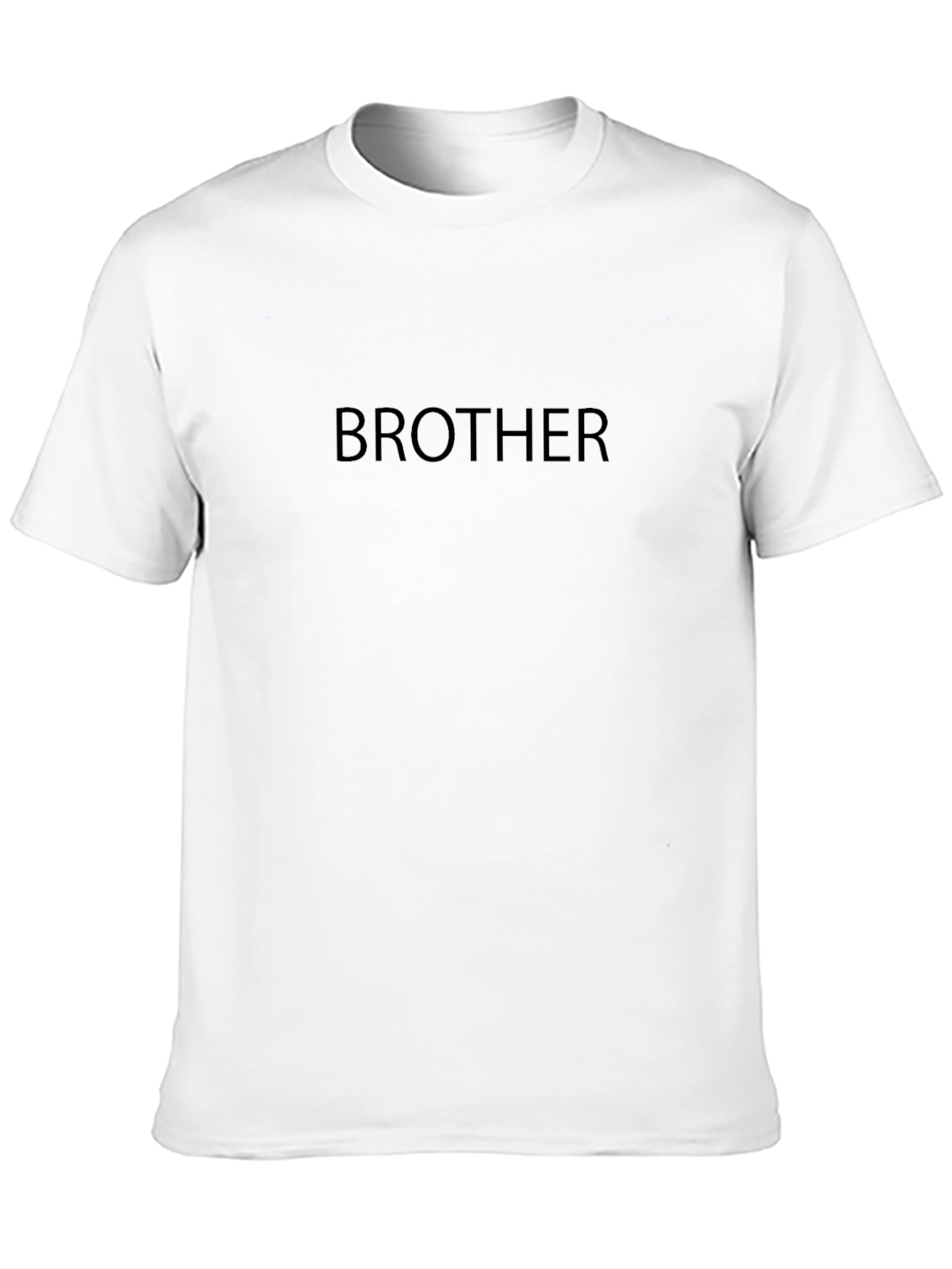Black Brother Graphic T-Shirt - Classic Crew Neck view 10