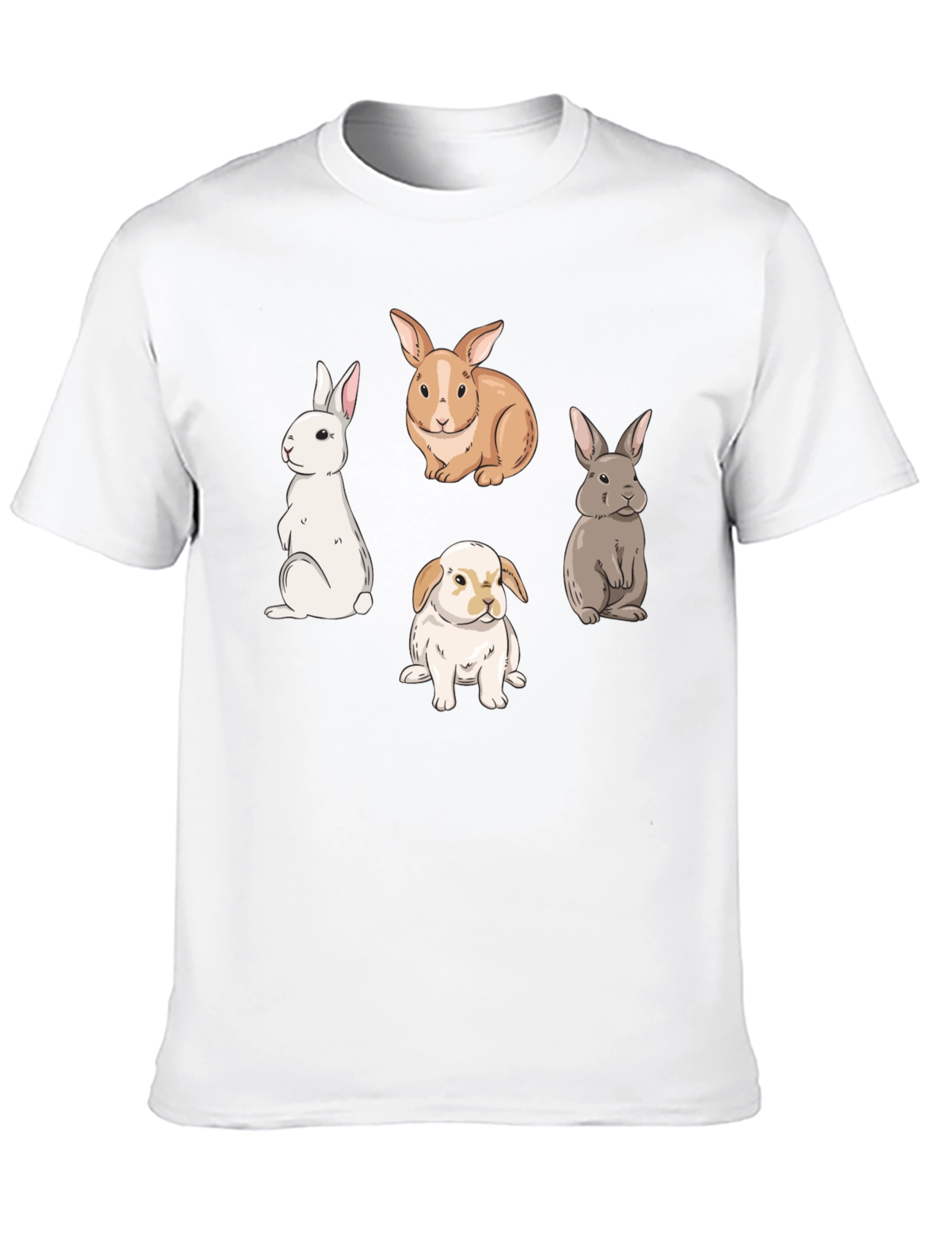 Black Rabbit Graphic T-Shirt - Easter Gift view 10