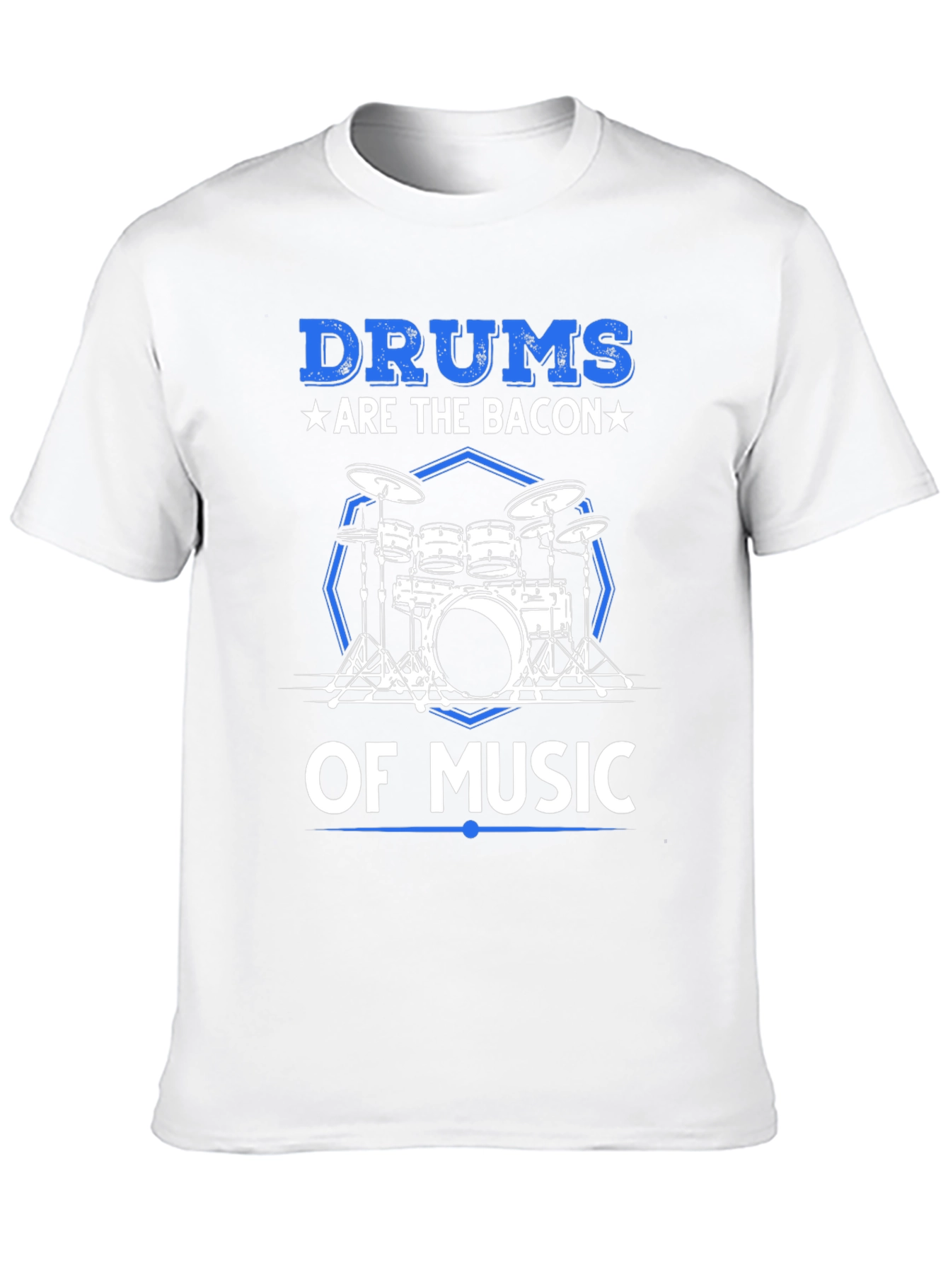 Black Drums are the Bacon of Music T-Shirt view 10