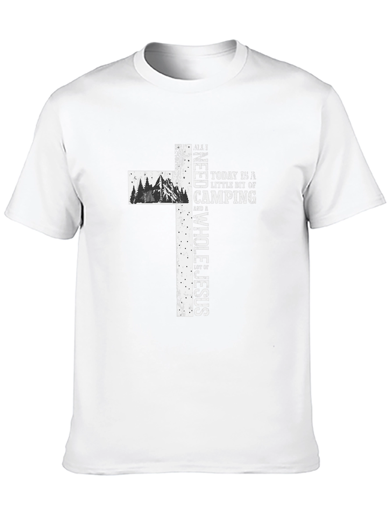 Black Camping & Jesus T-Shirt - Christian Outdoor Apparel view 10