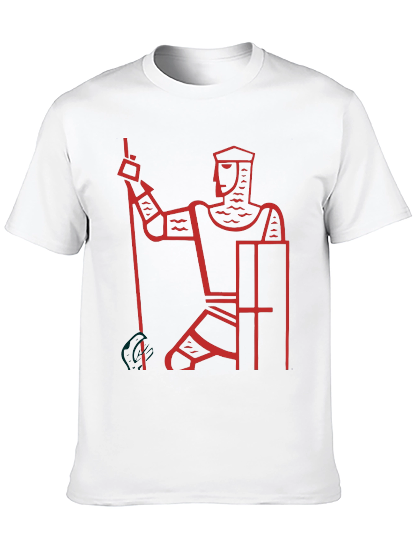 Black Knight Graphic Tee - Black Cotton Casual T-Shirt view 10