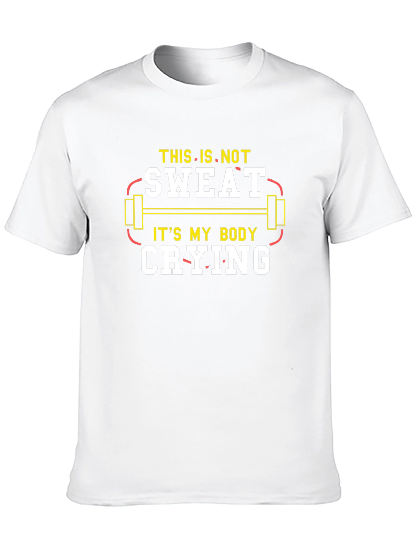 Black Workout T-Shirt: "This Is Not Sweat, It's My Body Crying" view 10