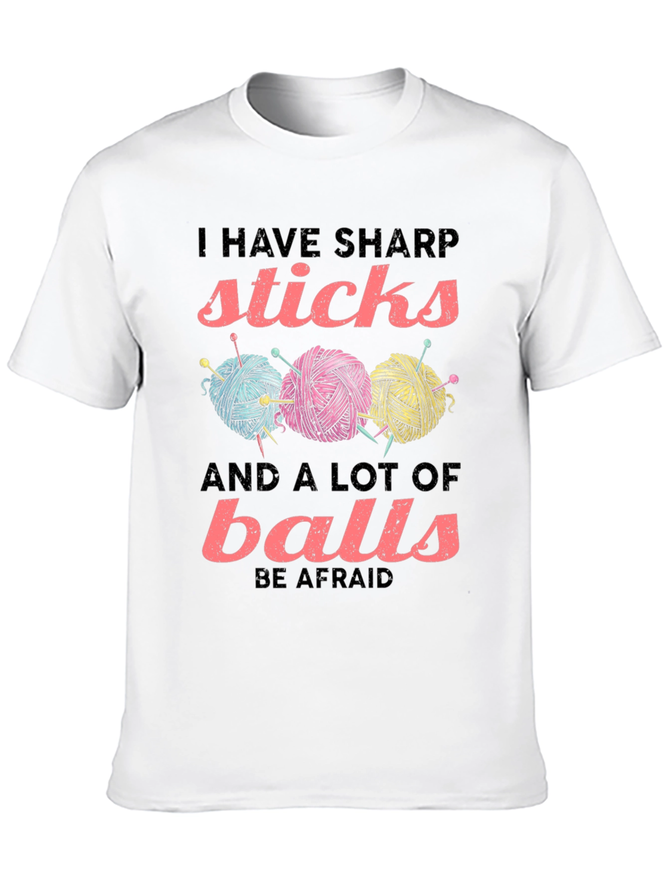 Black Sharp Sticks and a Lot of Balls T-Shirt view 10