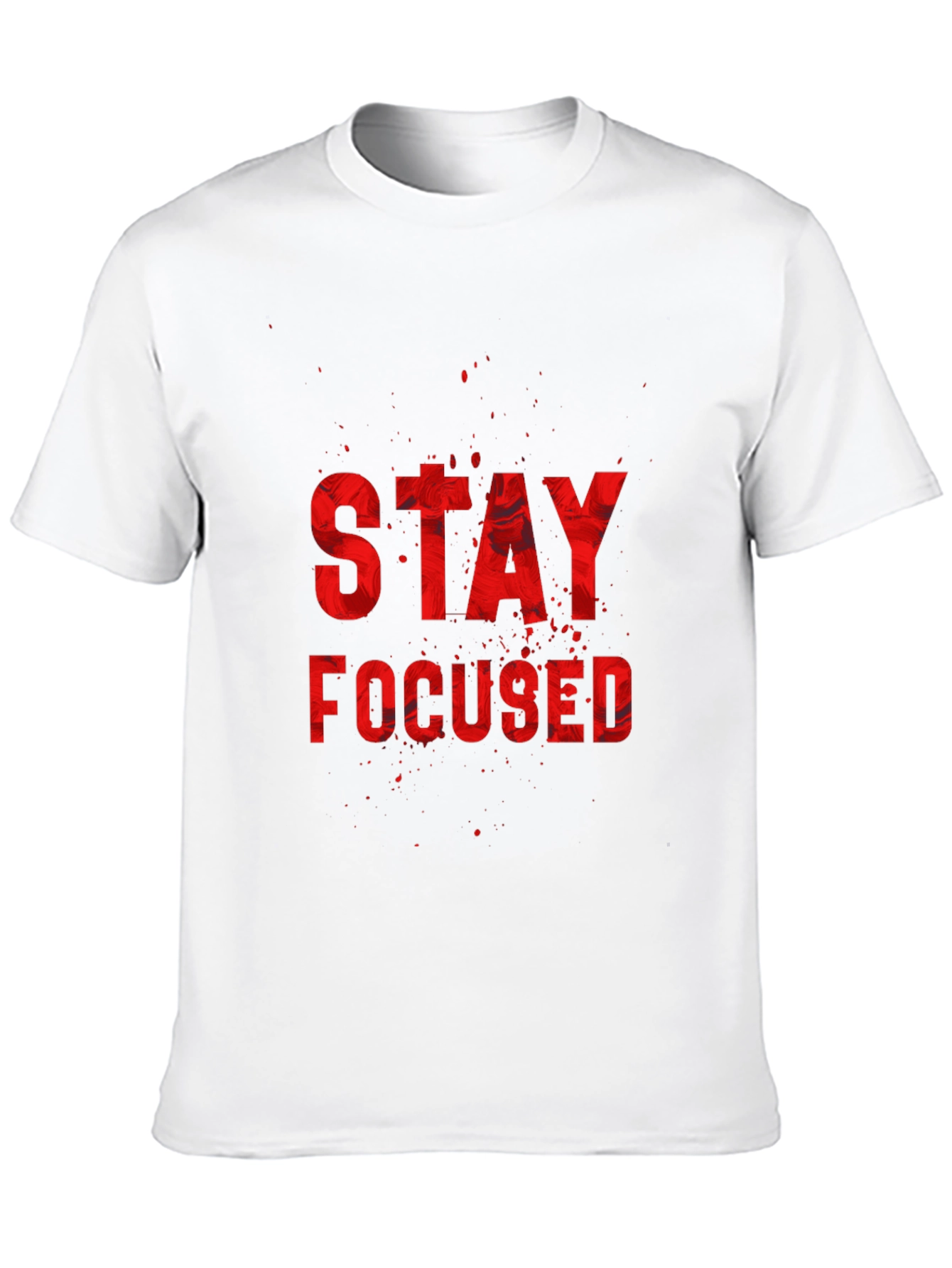 Black Stay Focused Graphic T-Shirt view 10