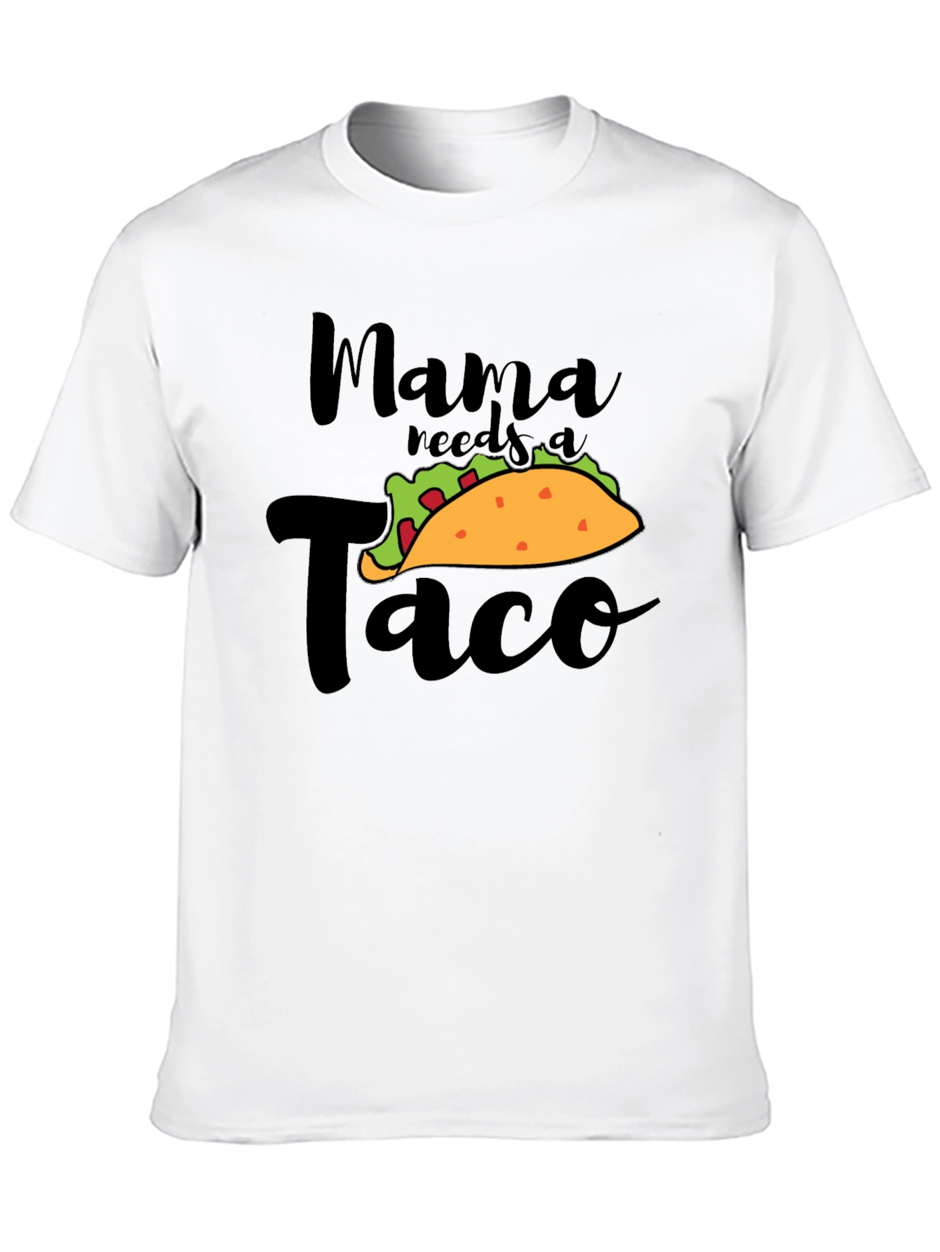 Black Mama Needs A Taco Funny Graphic Tee view 10