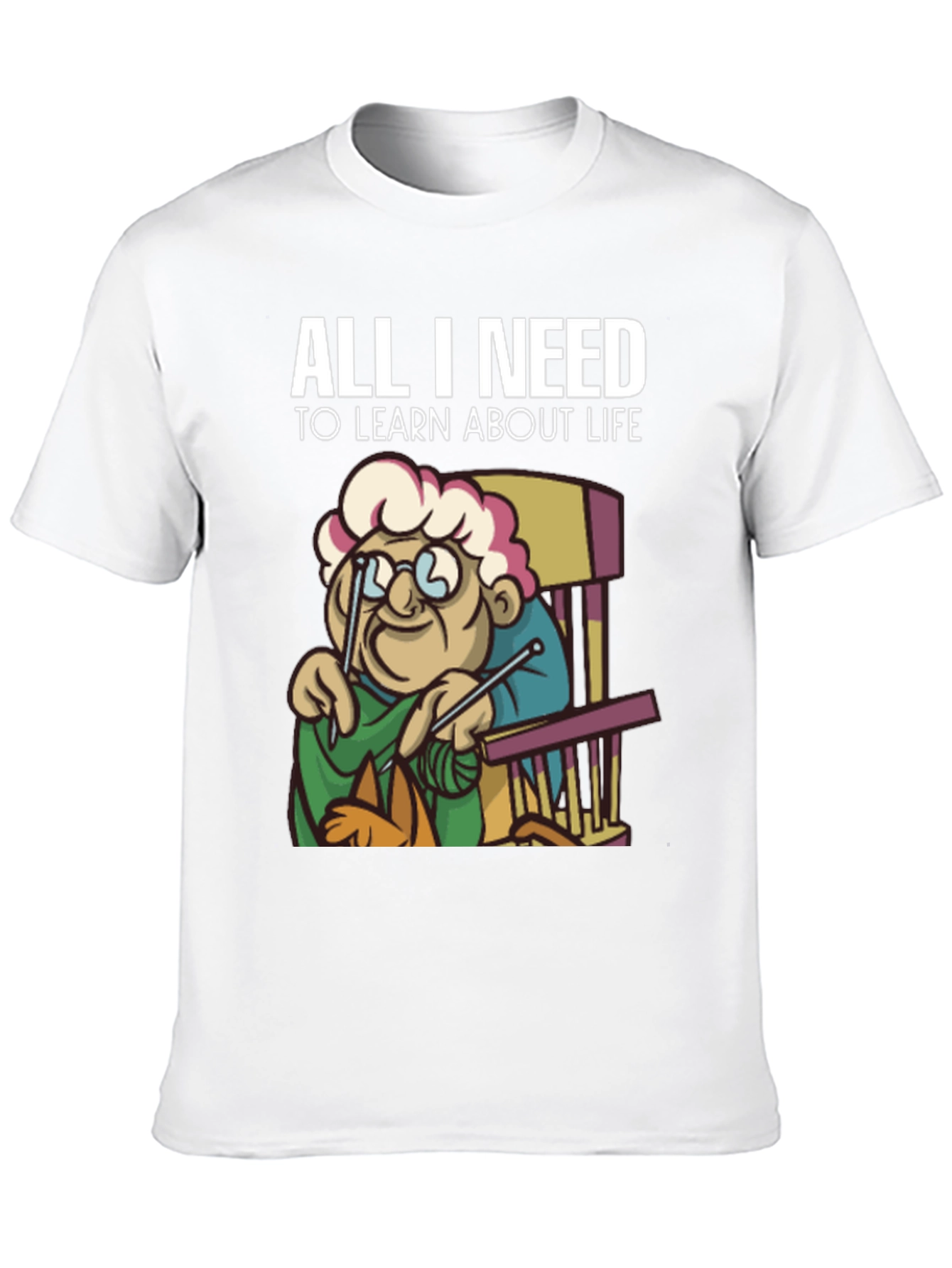 Black All I Need to Learn About Life T-Shirt view 10