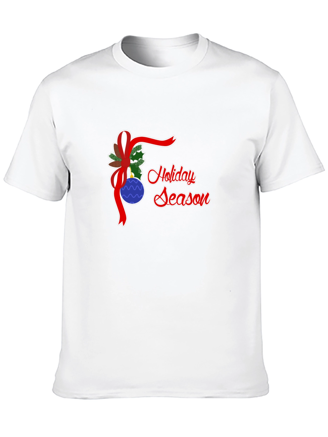 Black Holiday Season Graphic T-Shirt - Festive Style view 10