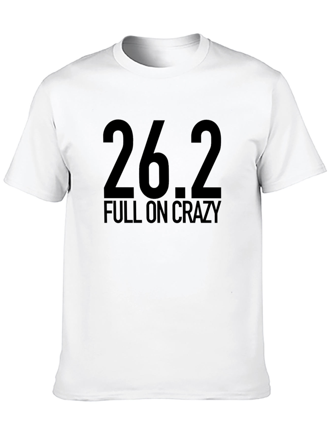 Black 26.2 Full On Crazy Black Graphic Tee view 10