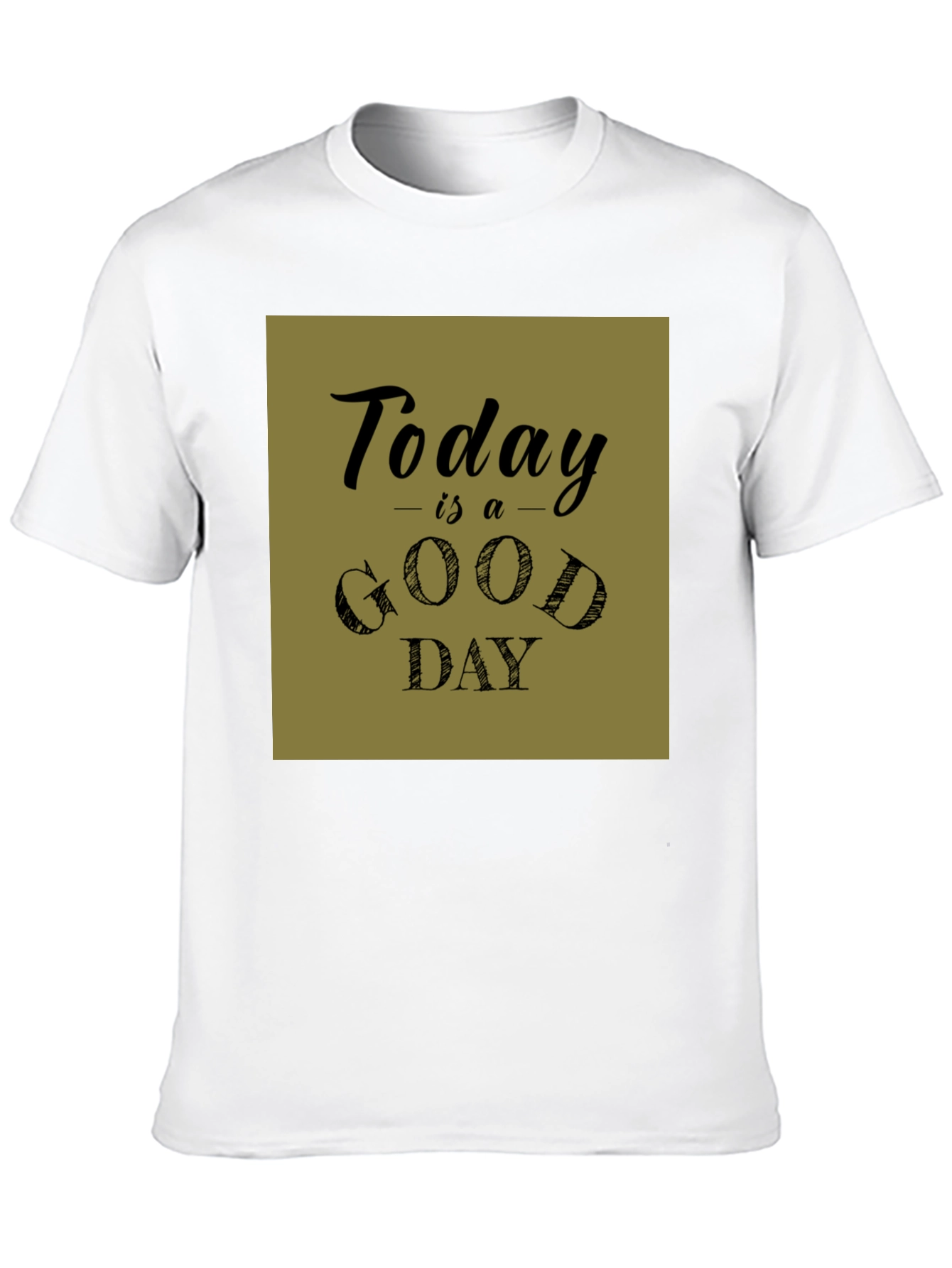 Black Today is a Good Day Graphic Tee view 10