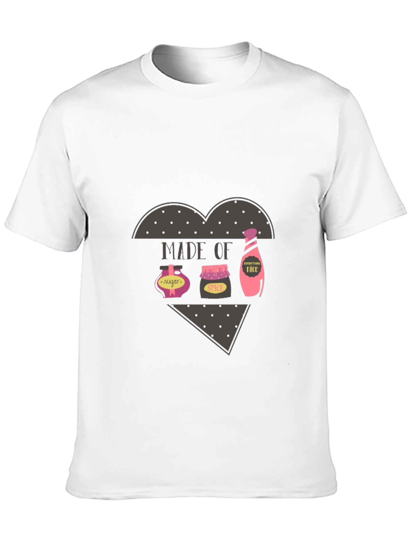 Black Made of Sugar, Spice, & Everything Nice T-Shirt view 10