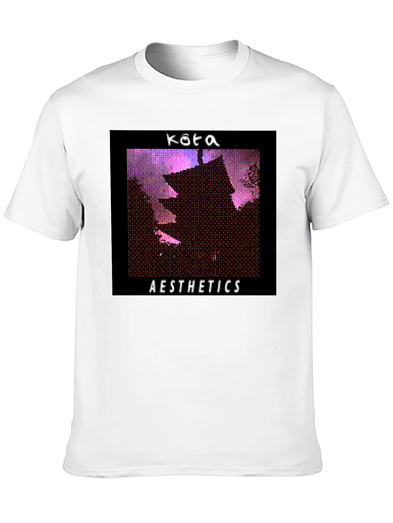 Black Kota Aesthetics Black T-Shirt view 10