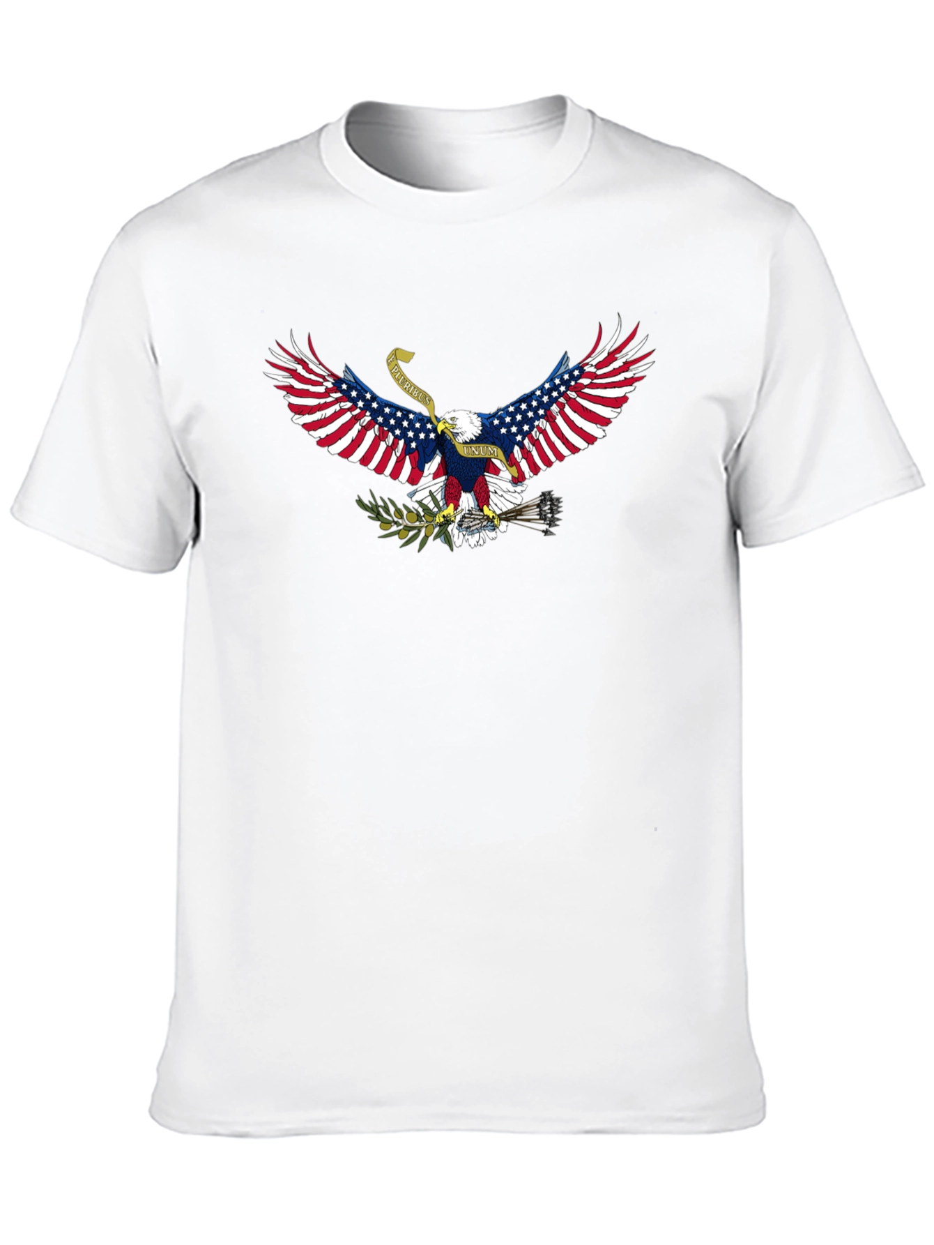 Black Patriotic Eagle Graphic T-Shirt view 10