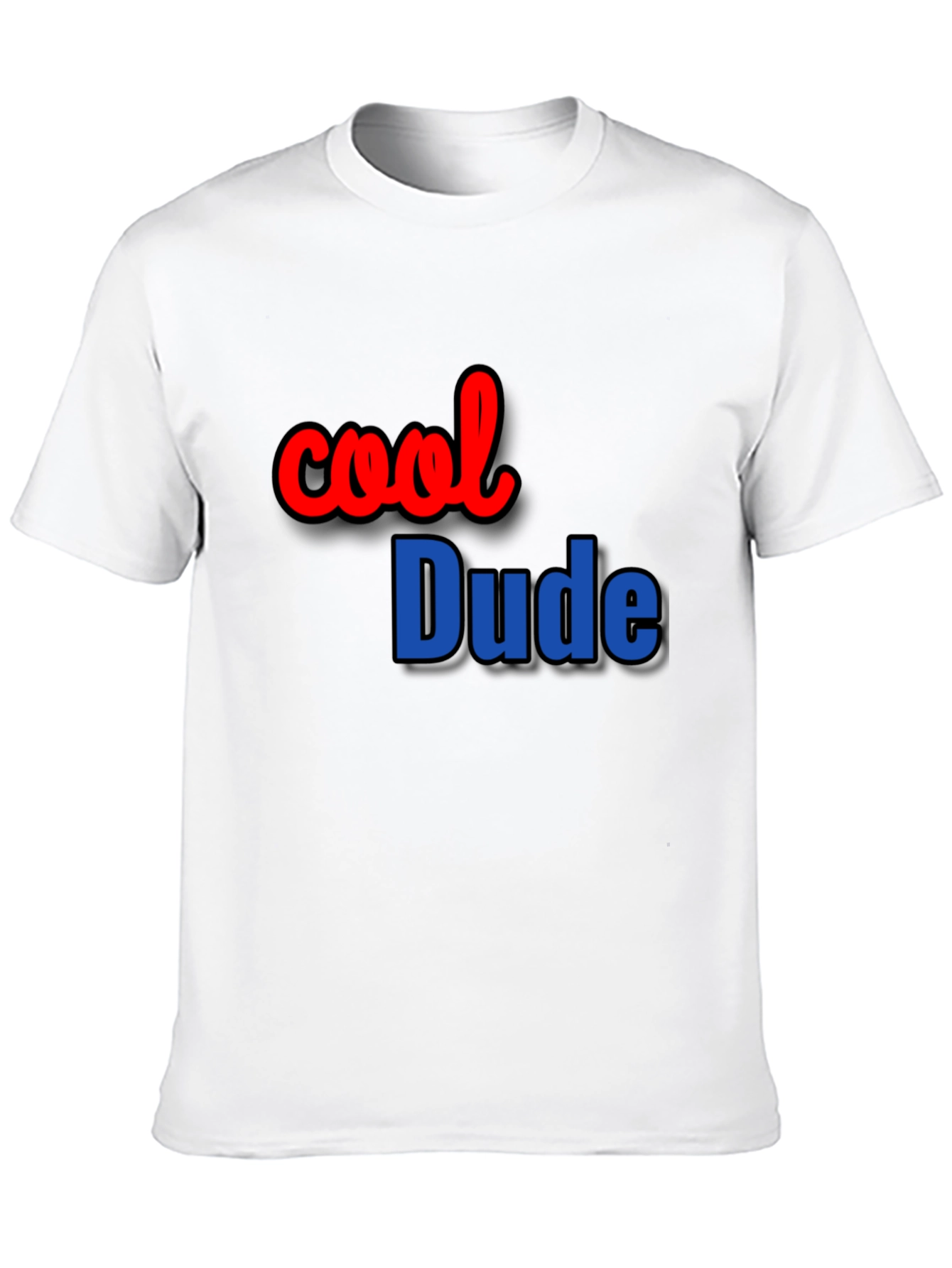 Black Cool Dude Black T-Shirt Casual Wear view 10