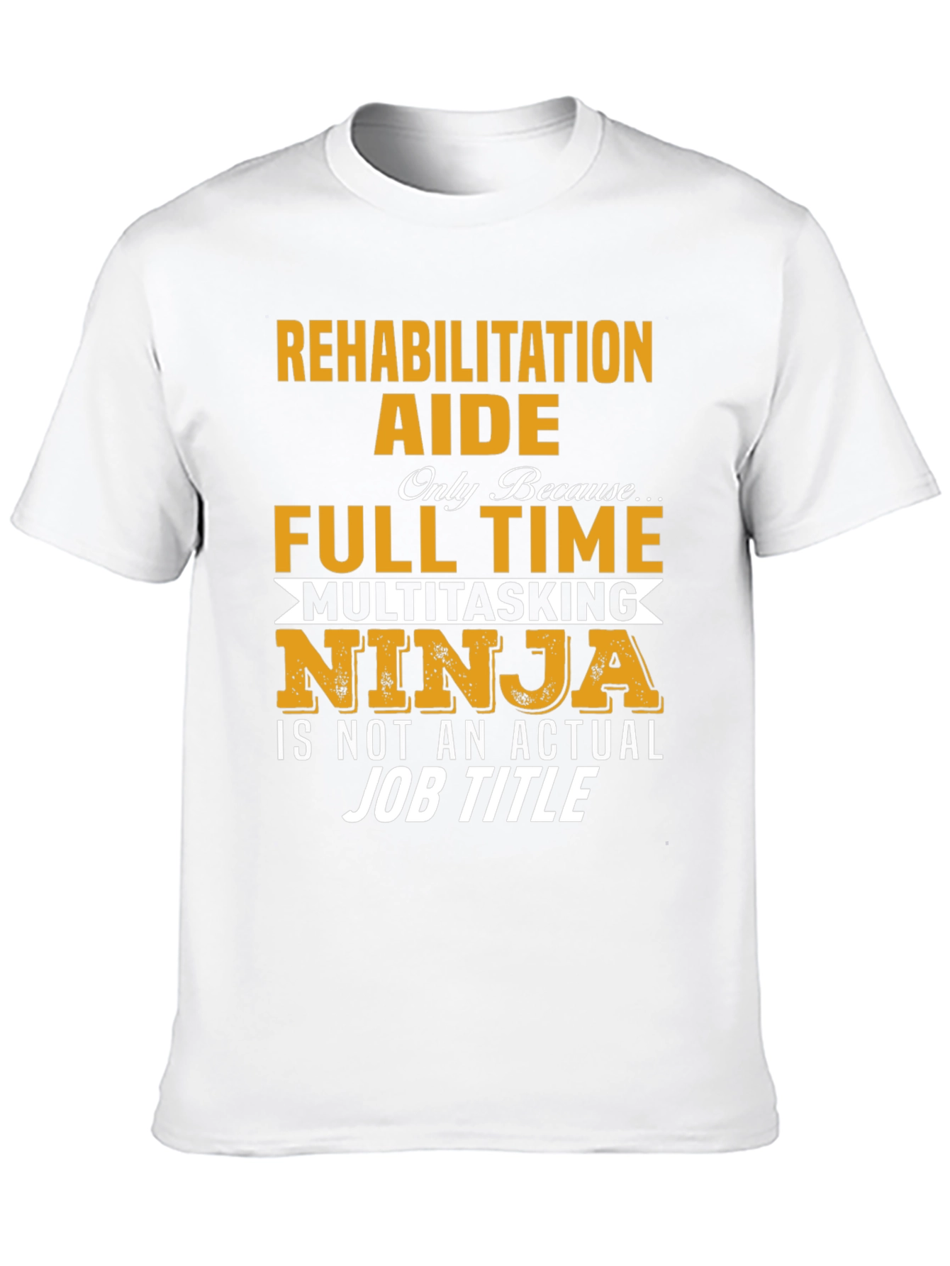 Black Rehabilitation Aide T-Shirt - Multitasking Ninja view 10