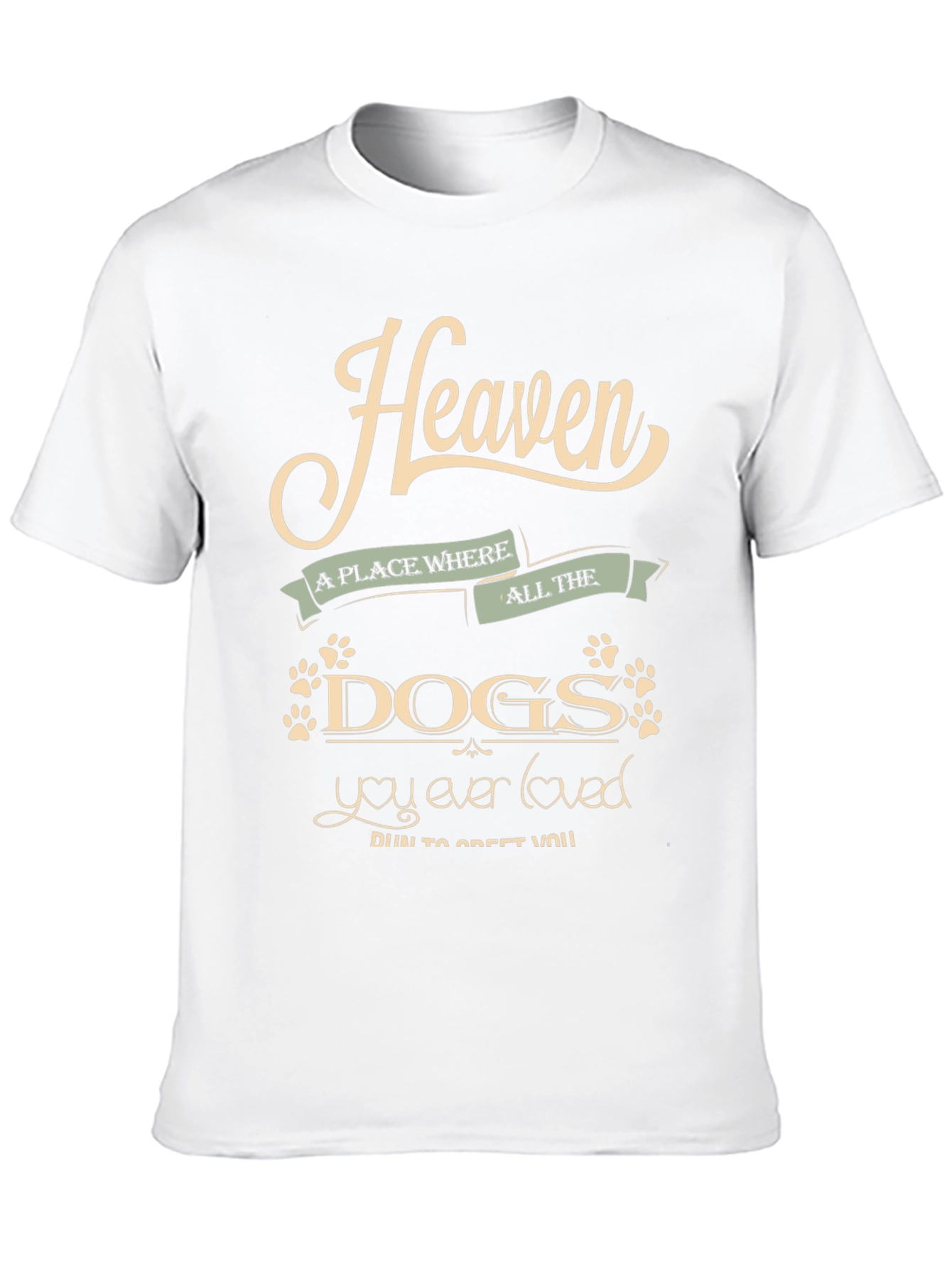 Black Heaven Dogs T-Shirt view 10