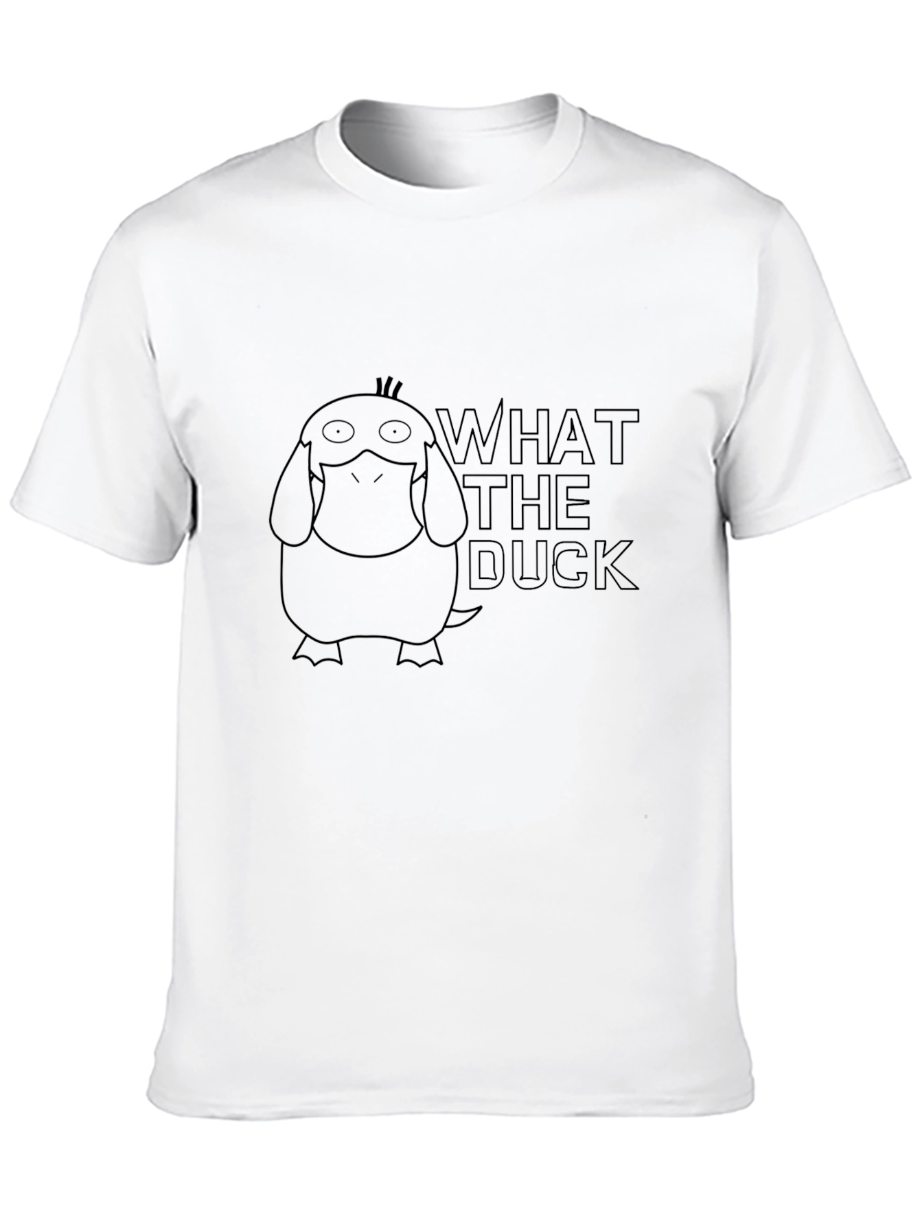 Black What The Duck T-Shirt - Black view 10