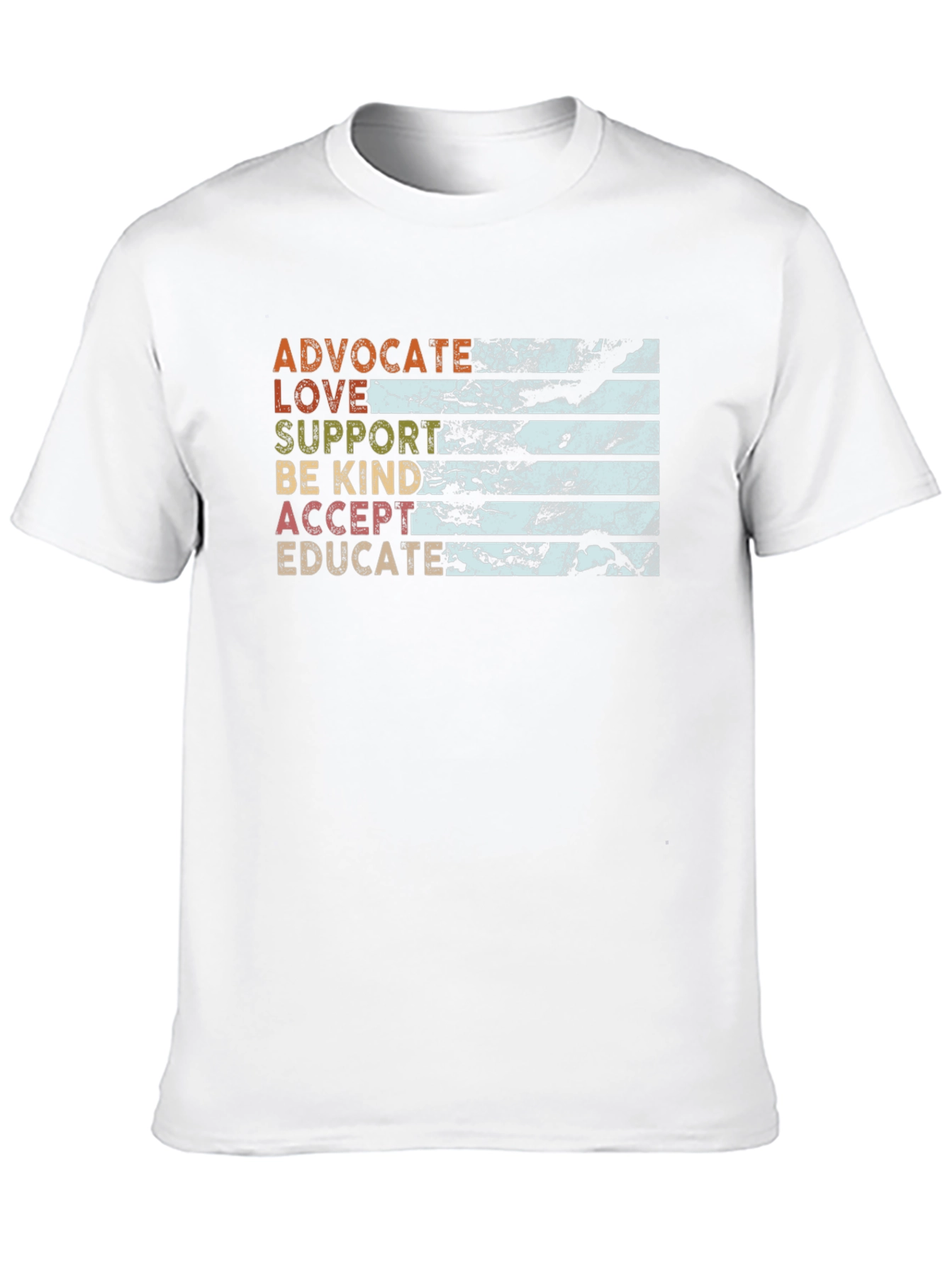 Black Advocate Love Support Kindness T-Shirt view 10